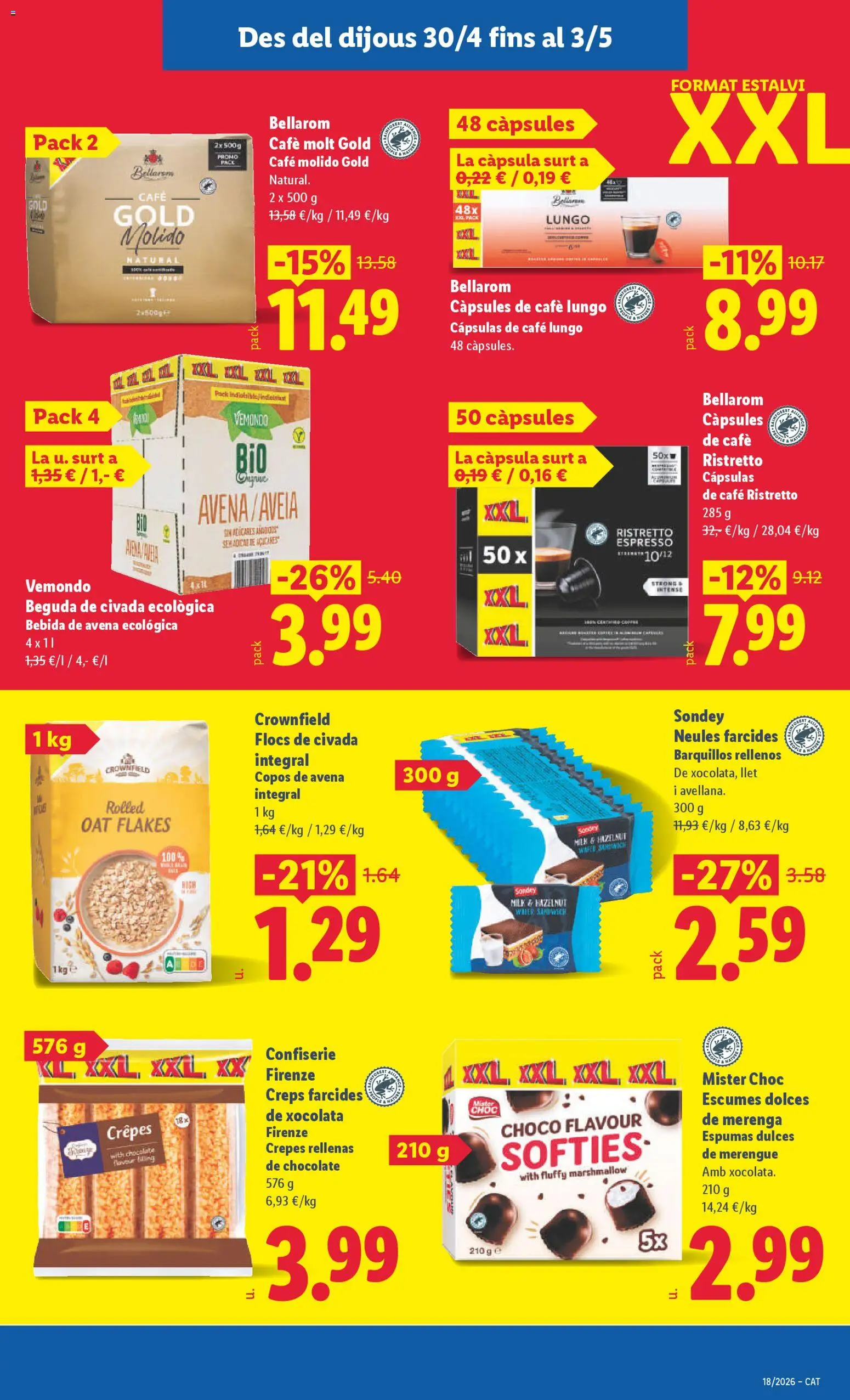 Lidl folleto │ válido desde el 27.04.2026 | Página: 37 | Productos: Café, Café molido, Bebida de avena, Bebida de avena ecológica
