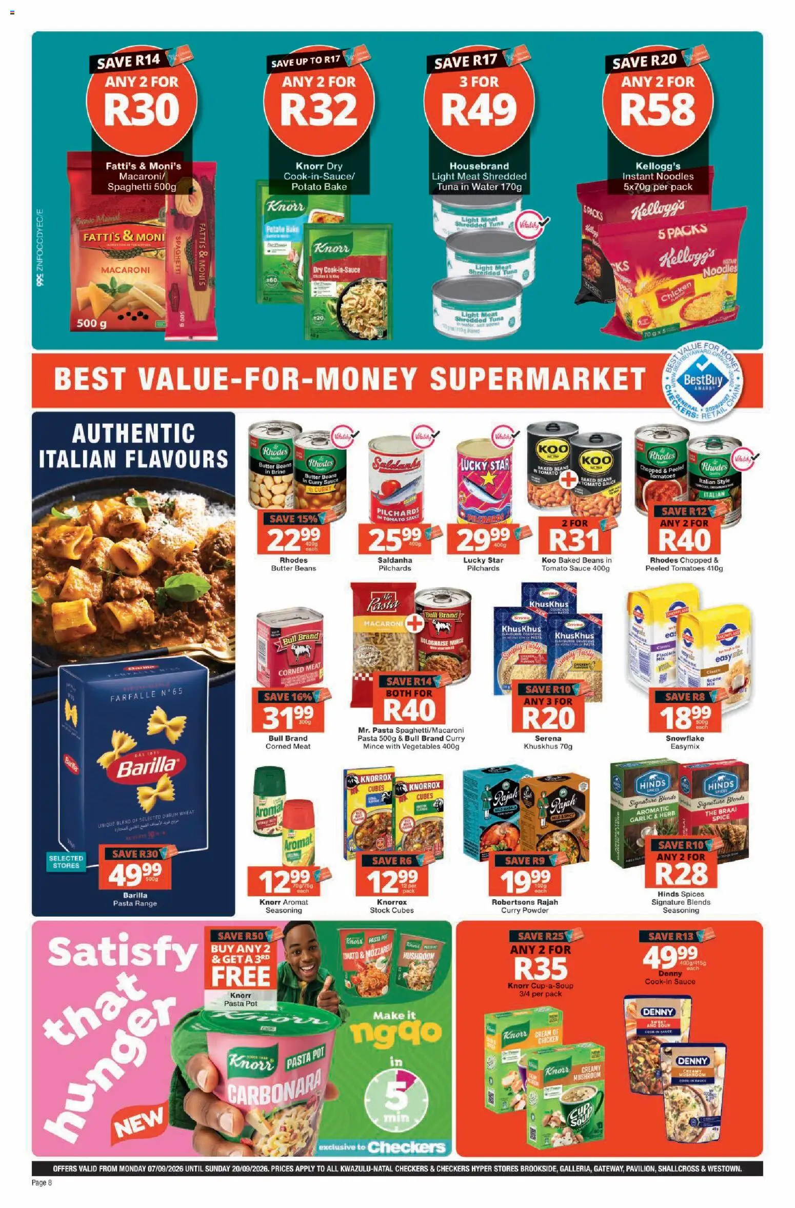 New Checkers catalogue – valid from 07/09/2026 | Page: 8