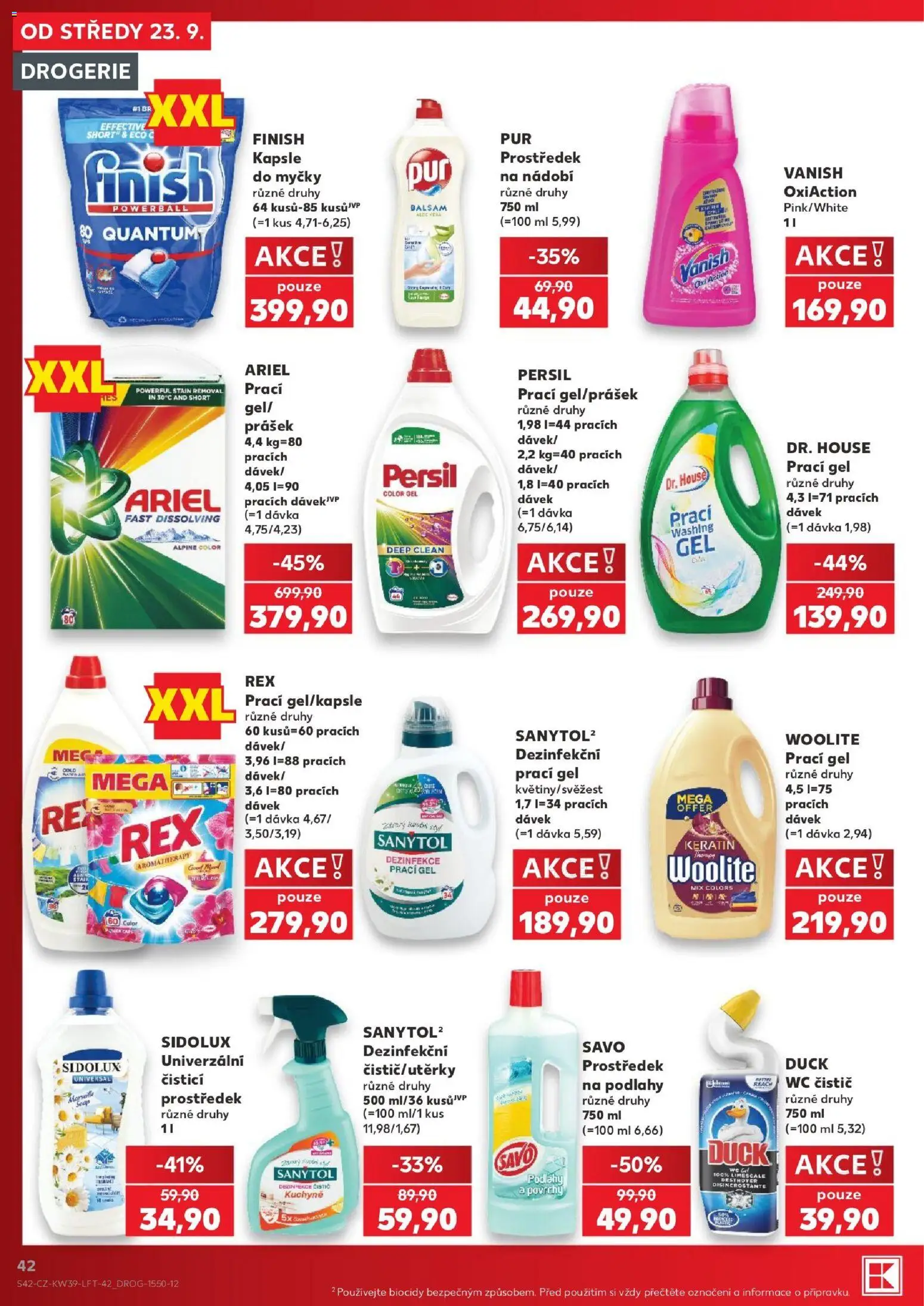 Kaufland leták od 23.09.2026 | Strana: 42