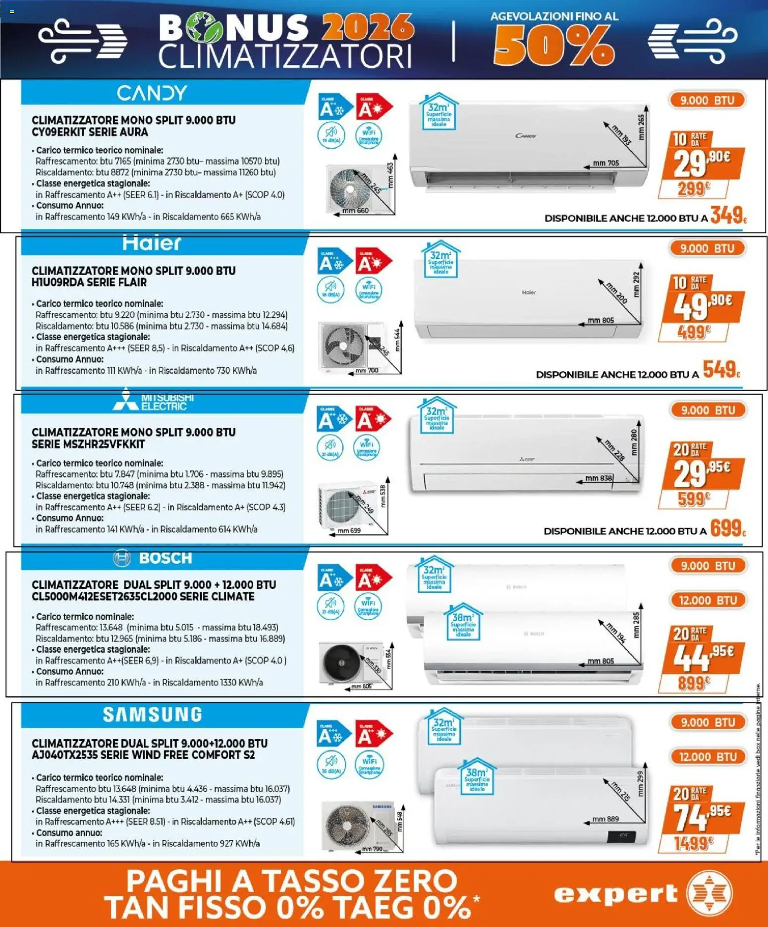 Volantino Expert del 02/07/2026 | Pagina: 25 | Prodotti: Climatizzatore, Samsung