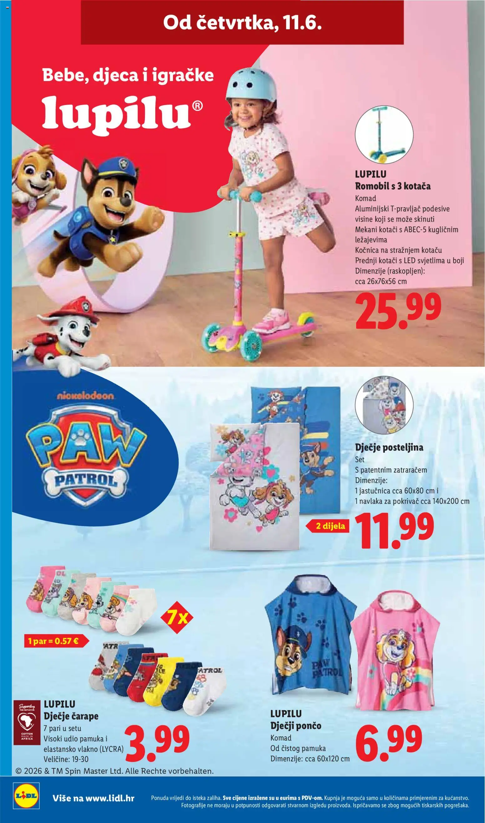 Lidl katalog | vrijedi od 08.06.2026 | Stranica: 52 | Proizvodi: Pokrivač, Jastučnica, Čarape, Posteljina