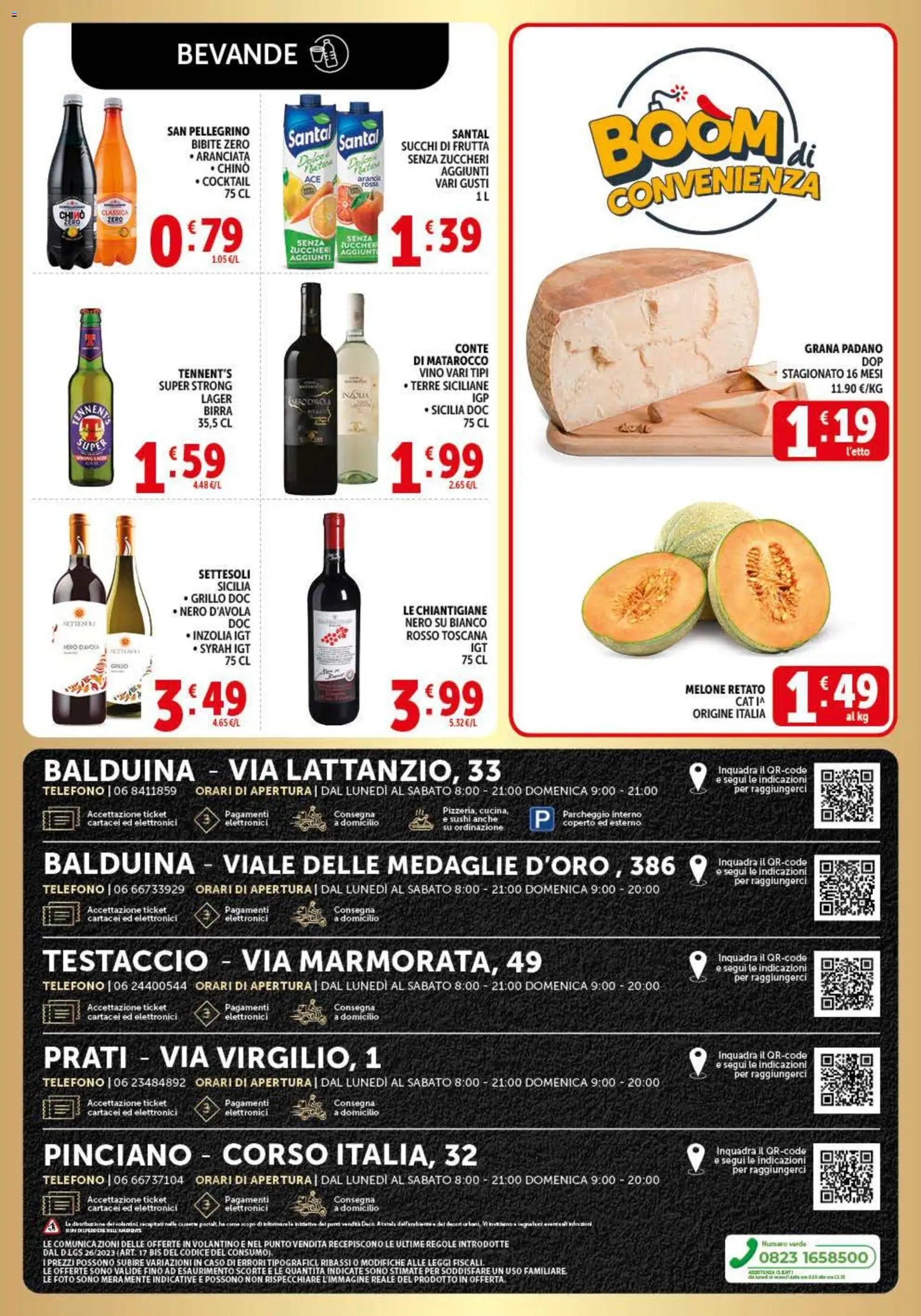 Volantino Decò del 29.05.2026 | Pagina: 8 | Prodotti: Frutta, Vino, Bibite, Sushi
