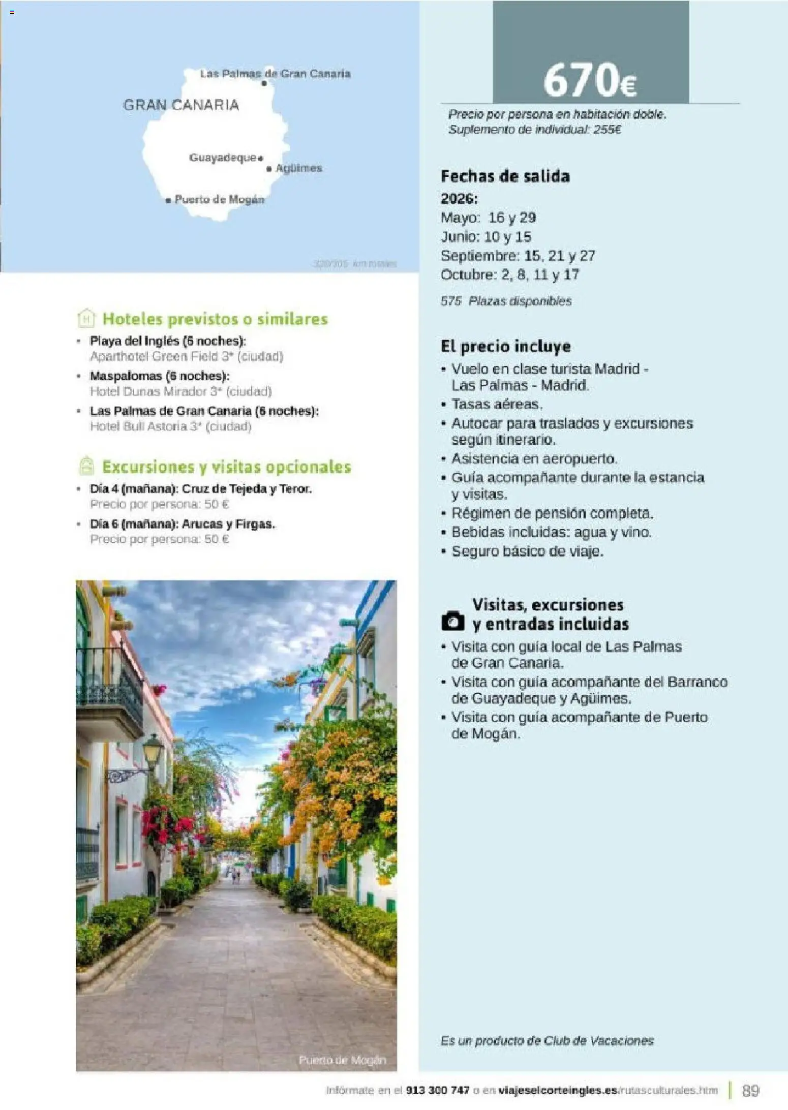 Viajes El Corte Inglés Rutas Culturales de la Comunidad de Madrid │ válido desde el 01.04.2026 | Página: 89