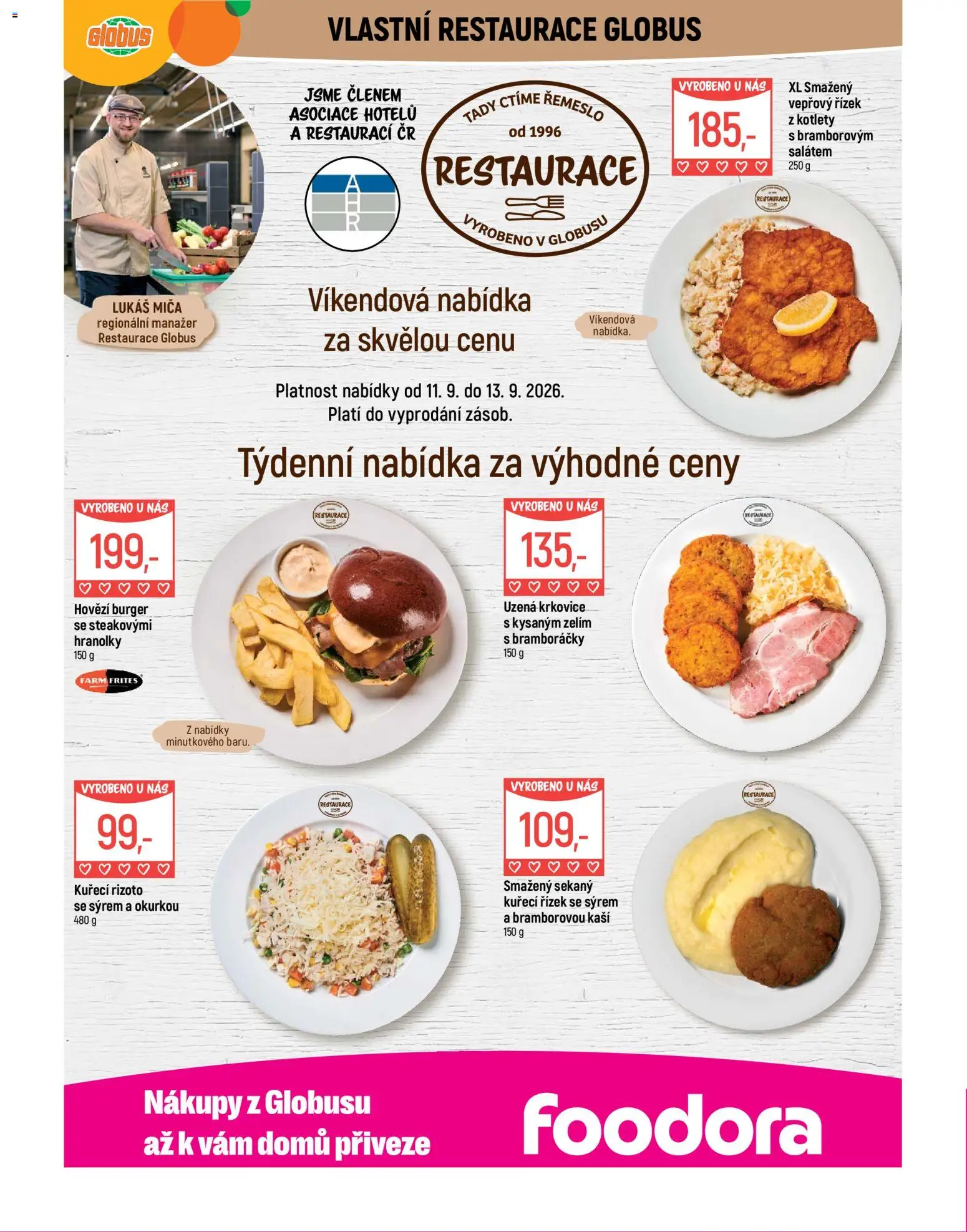 Globus leták od 09.09.2026 | Strana: 7 | Produkty: Hovězí, Globus, Hranolky, Krkovice