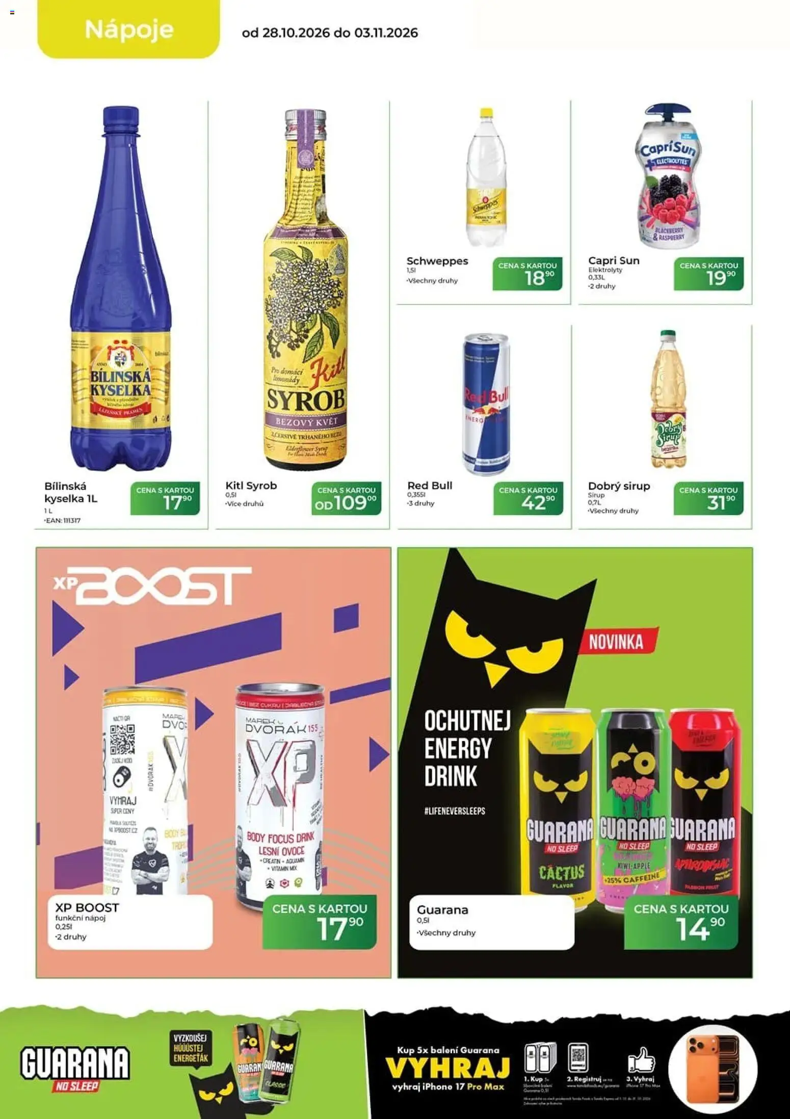 Tamda Foods leták od 28.10.2026 | Strana: 10 | Produkty: Nápoje, Iphone, Body, Energy drink