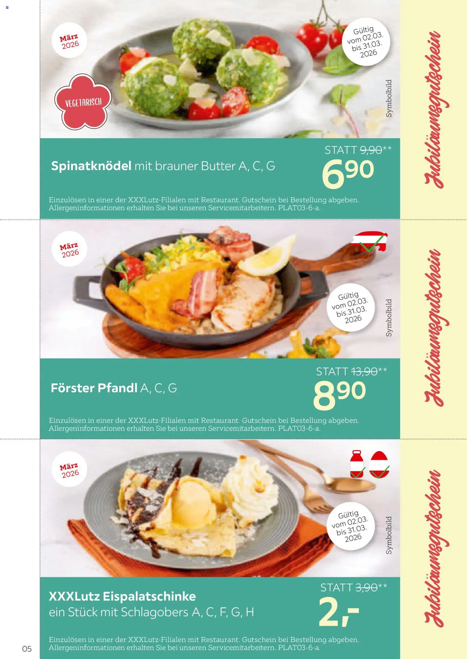 XXXLutz Jubiläums Restopass gültig ab 28.01.2026 | Seite: 5 | Produkte: Butter