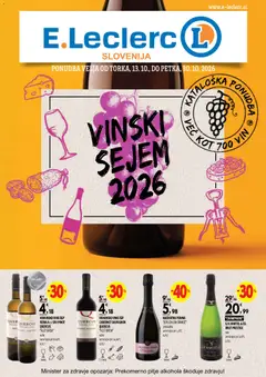 E.leclerc katalog akcije – veljaven od 13.10.2026
