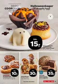 Kvickly -Tilbudsavis uge 43 gyldig fra 23/10/2026 | Side: 9 | Produkter: Brød, Cookies