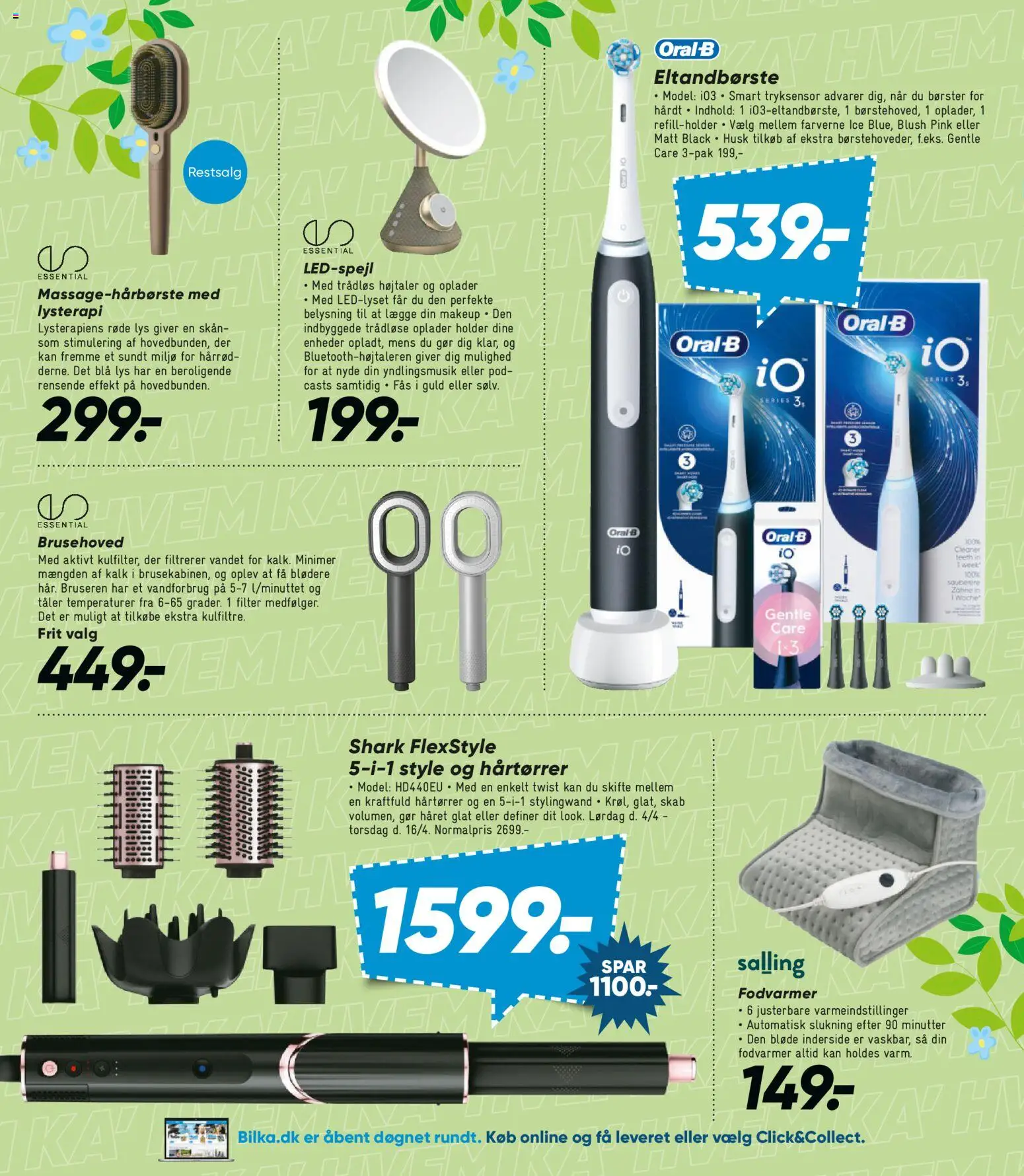 Bilka tilbudsavis – gyldig fra 24.04.2026 | Side: 31 | Produkter: Makeup, Skab, Eltandbørste, Hårtørrer