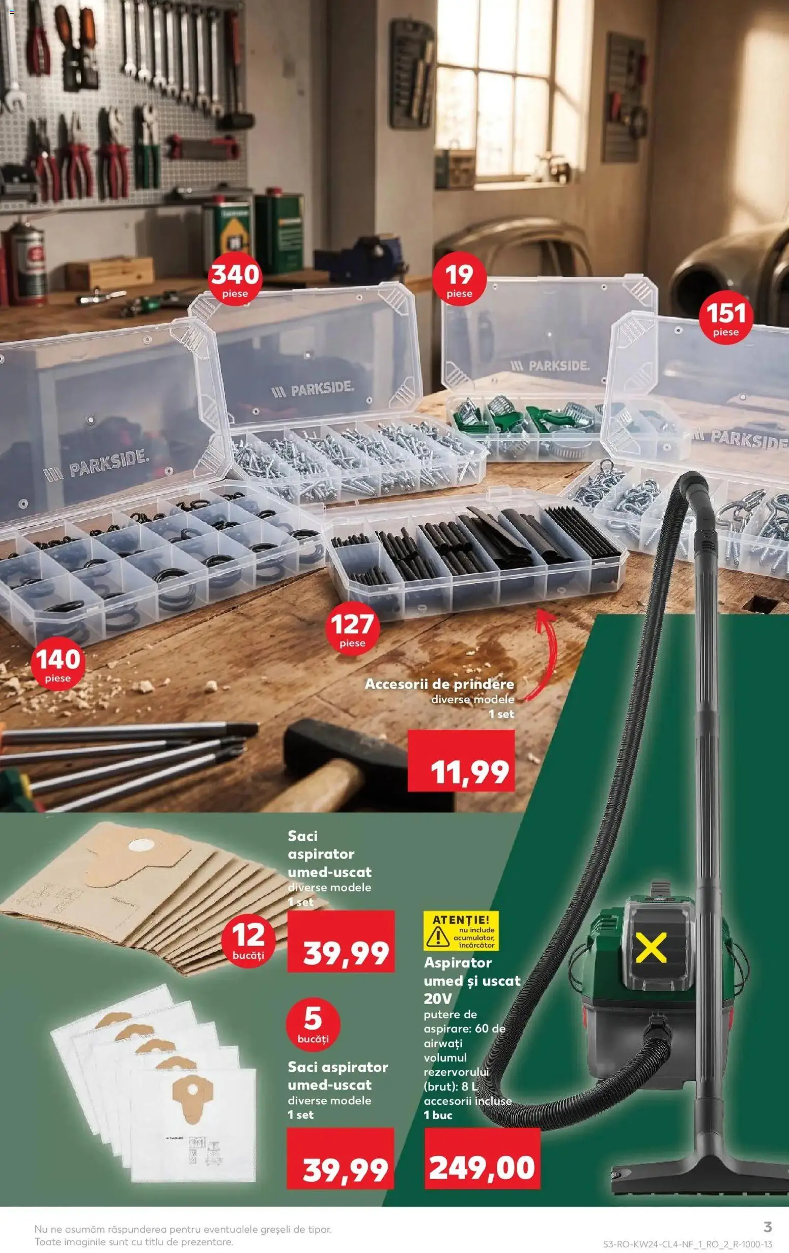 Noul catalog Kaufland – valabil de la 10.06.2026 | Pagină: 3 | Produse: Încărcător, Aspirator