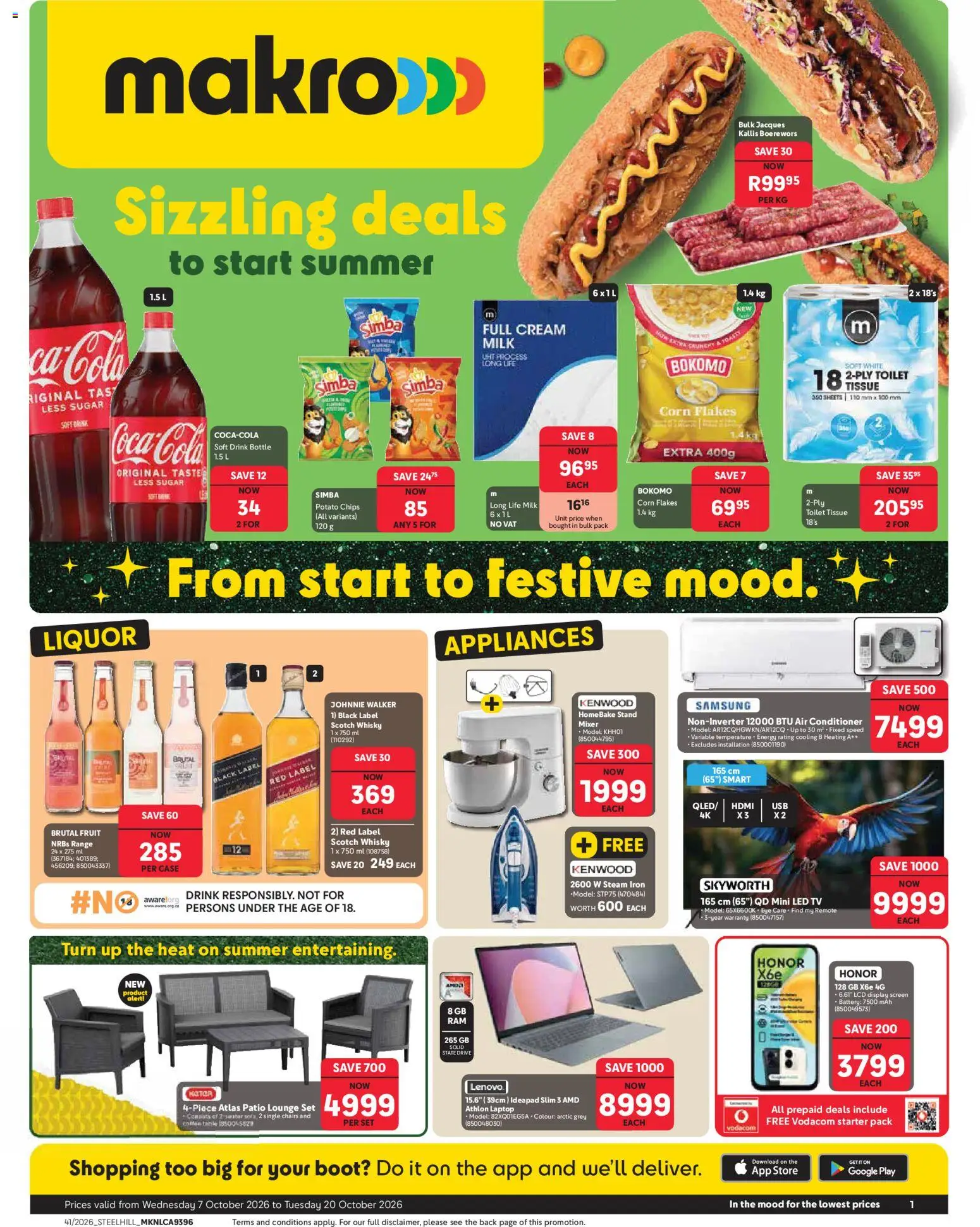 New Makro catalogue – valid from 07/10/2026 | Page: 1 | Products: Toilet, Remote, Flakes, Fruit