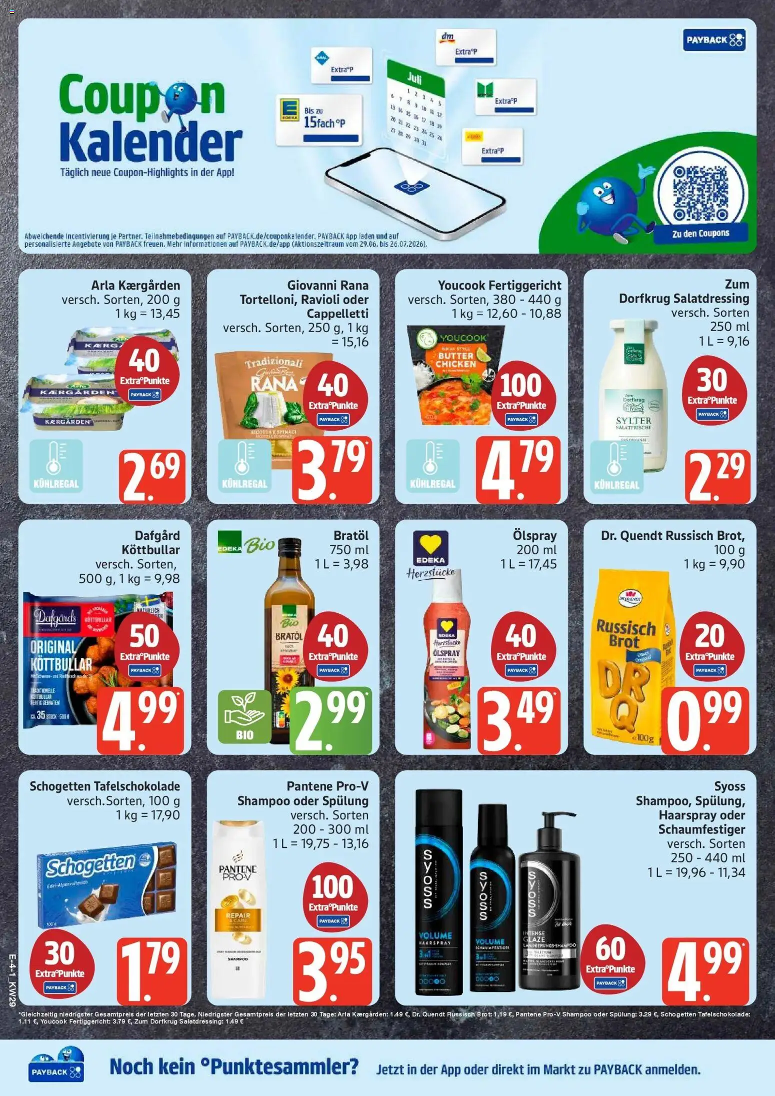 Edeka Prospekt Mölln – gültig ab 13.07.2026 | Seite: 5 | Produkte: Youcook, Butter, Shampoo, Schogetten