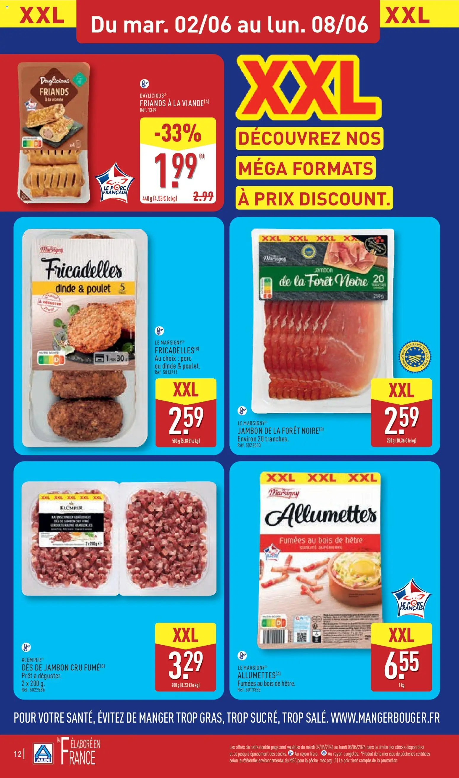 {H1} | Page: 16 | Produits: Jambon Cru, Jambon, Viande, Porc