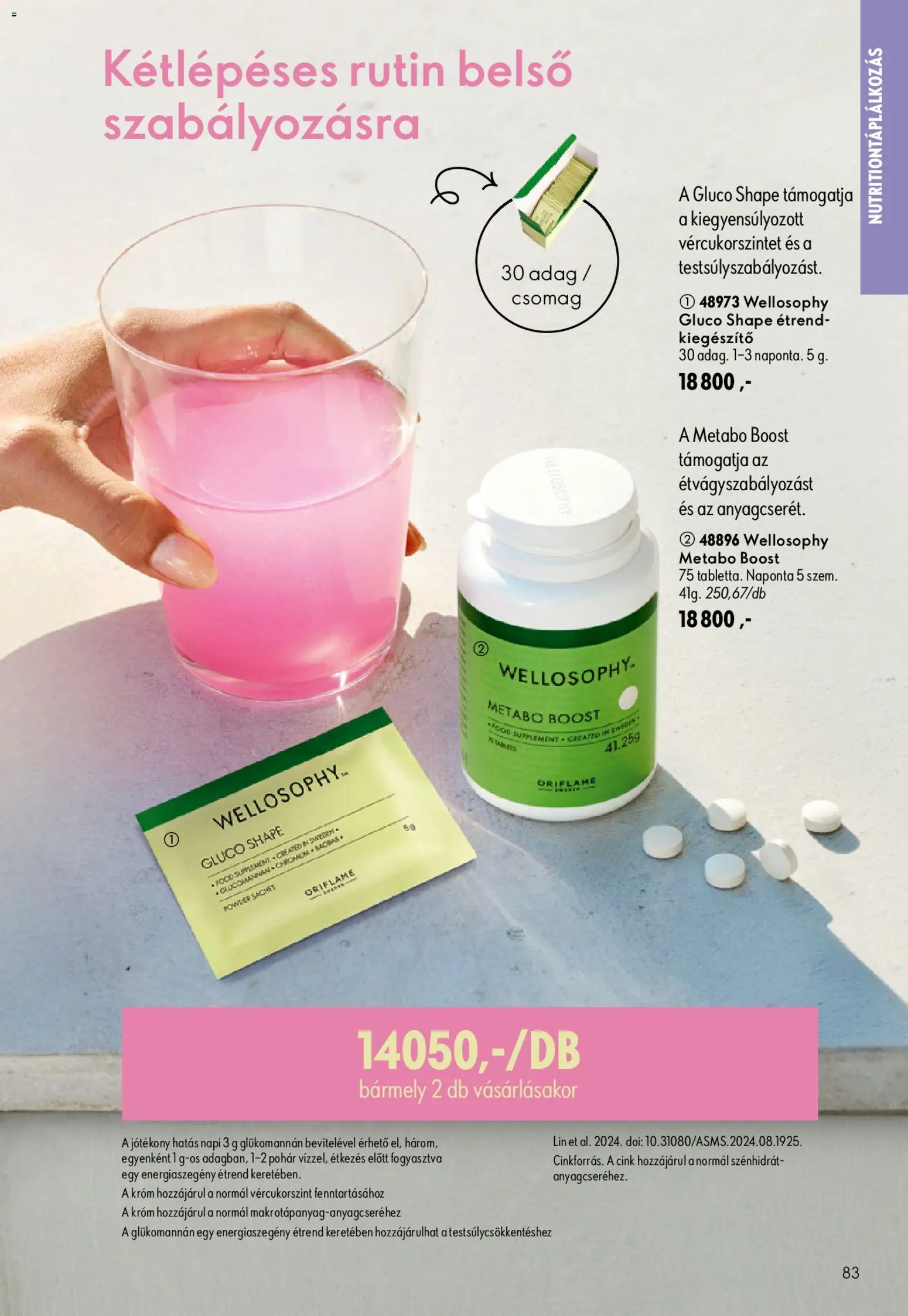 Oriflame akciós ujság - amely érvényes a következő dátumtól: 2026.09.09. | Oldal: 83 | Termékek: Pohár