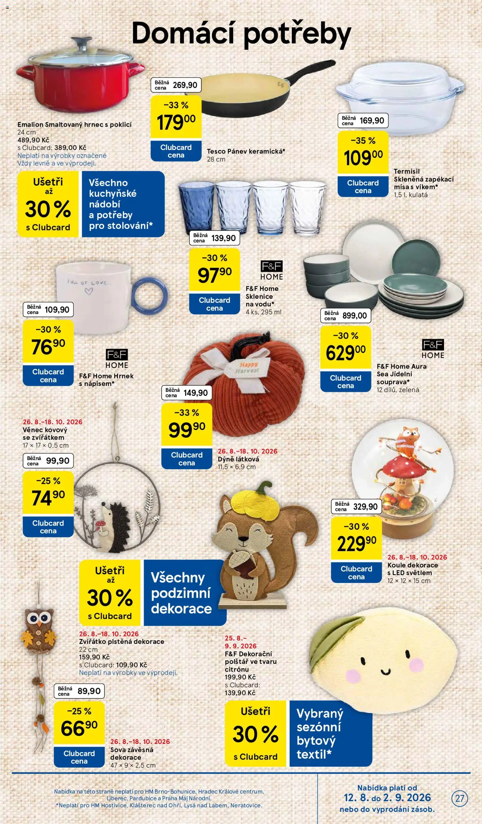 Tesco leták - Hypermarket od 26.08.2026 | Strana: 27