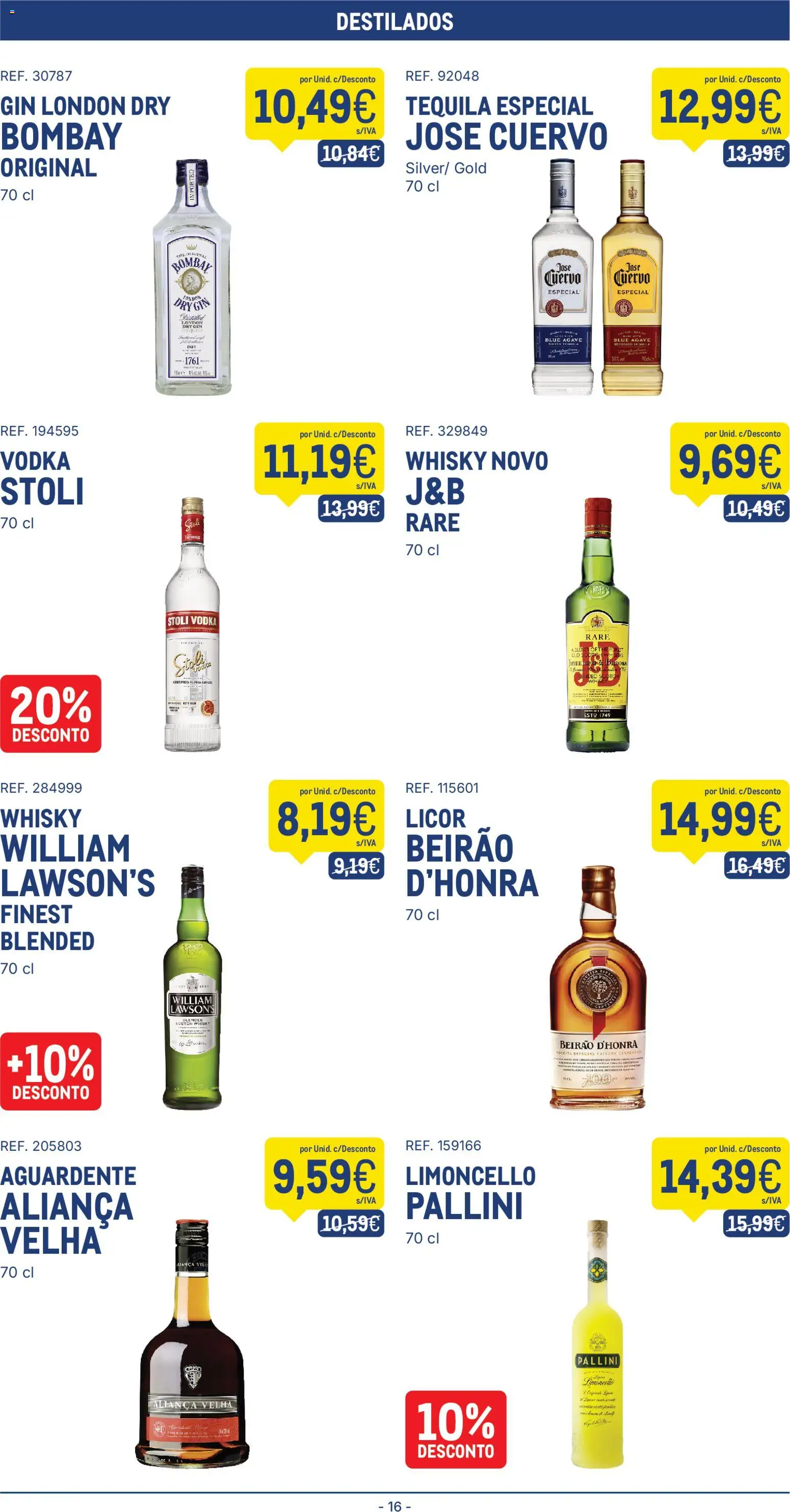 Makro folheto │ válido de 05.05.2026 | Página: 16 | Produtos: Whisky, Licor, Tequila, Vodka