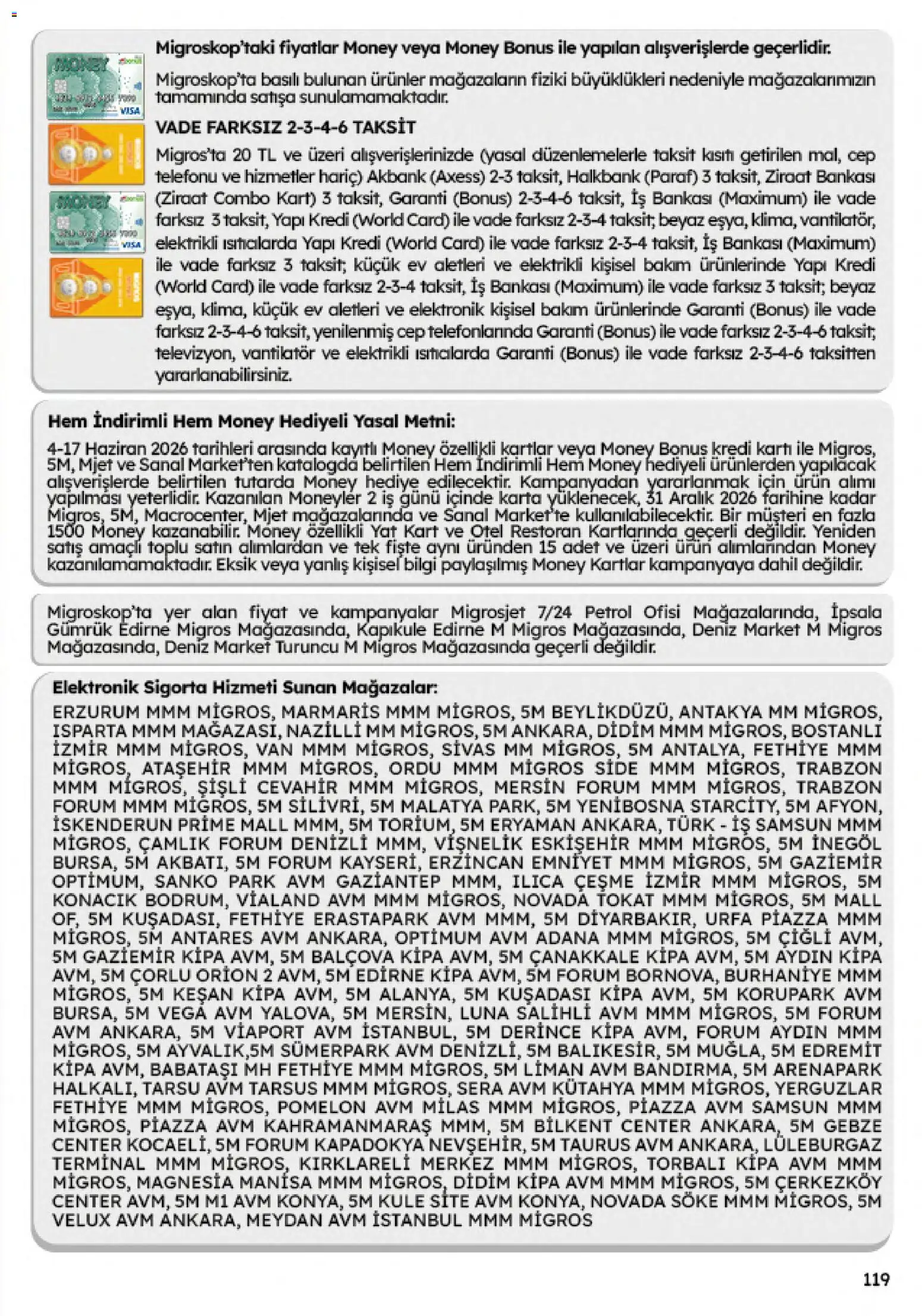 Migros Katalog - Migroskop - 04.06.2026 tarihinden itibaren geçerlidir | Sayfa: 119 | Ürünler: Vantilatör