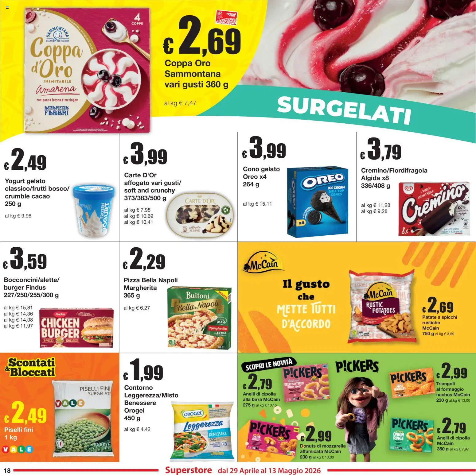 Volantino Sì con Te del 29.04.2026 | Pagina: 18 | Prodotti: Birra, Panna, Formaggio, Cacao