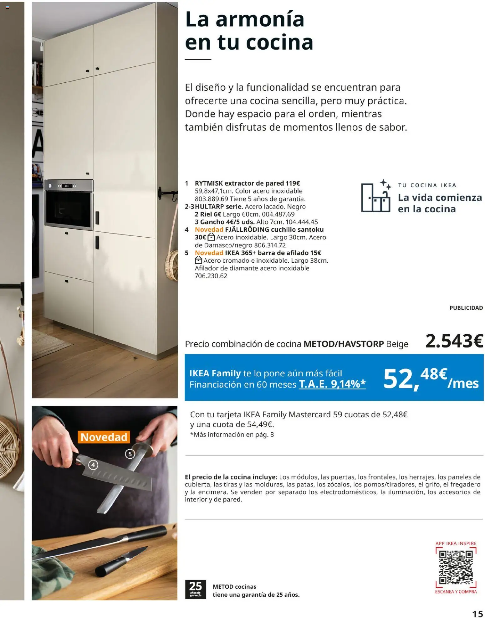 IKEA - Cocinas │ válido desde el 01/09/2026 | Página: 15 | Productos: Fregadero, Té, Cocina