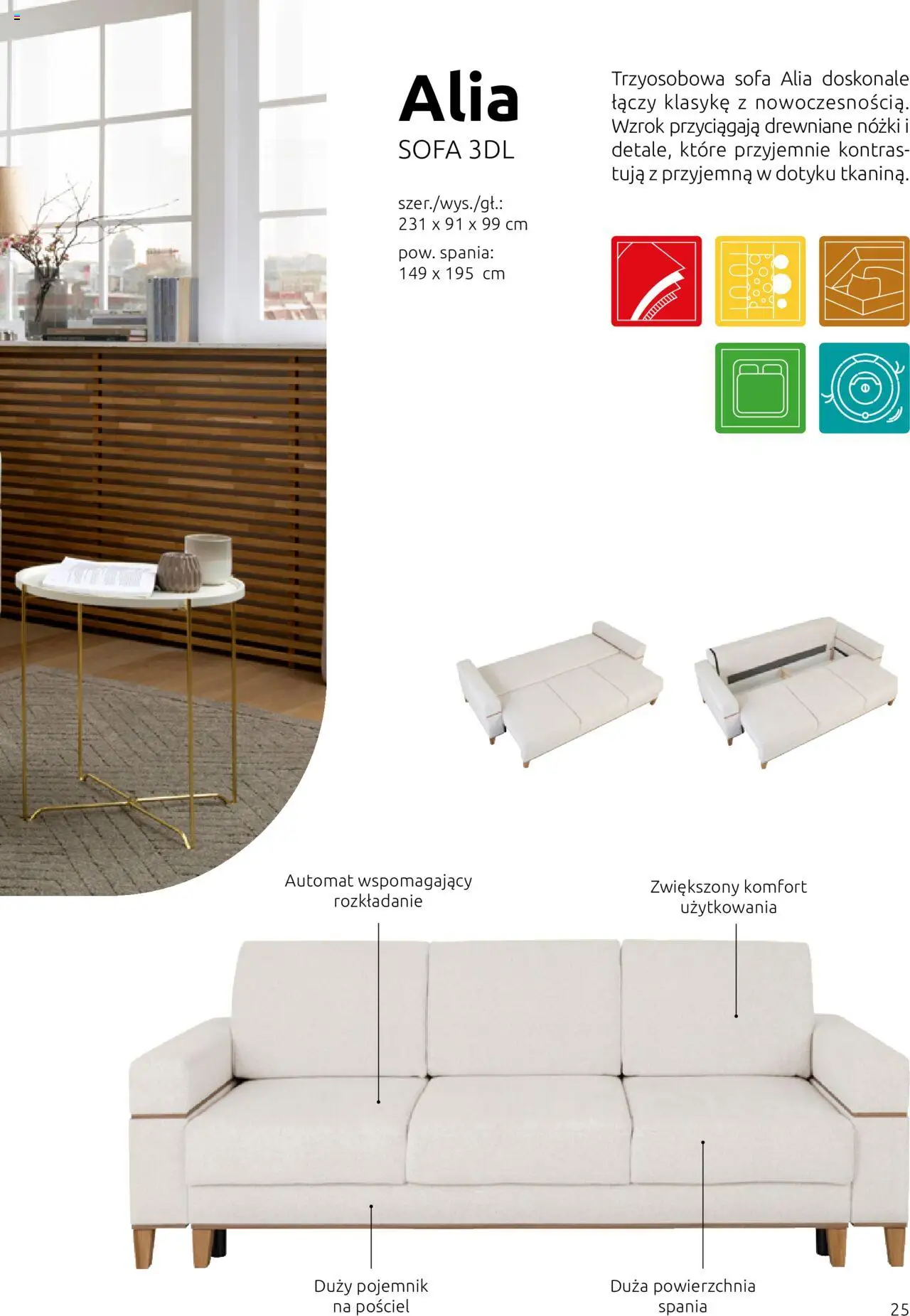 Black Red White Gazetka - Katalog mebli wypoczynkowych Batani od 31.05.2024 | Strona: 25 | Produkty: Pościel, Sofa
