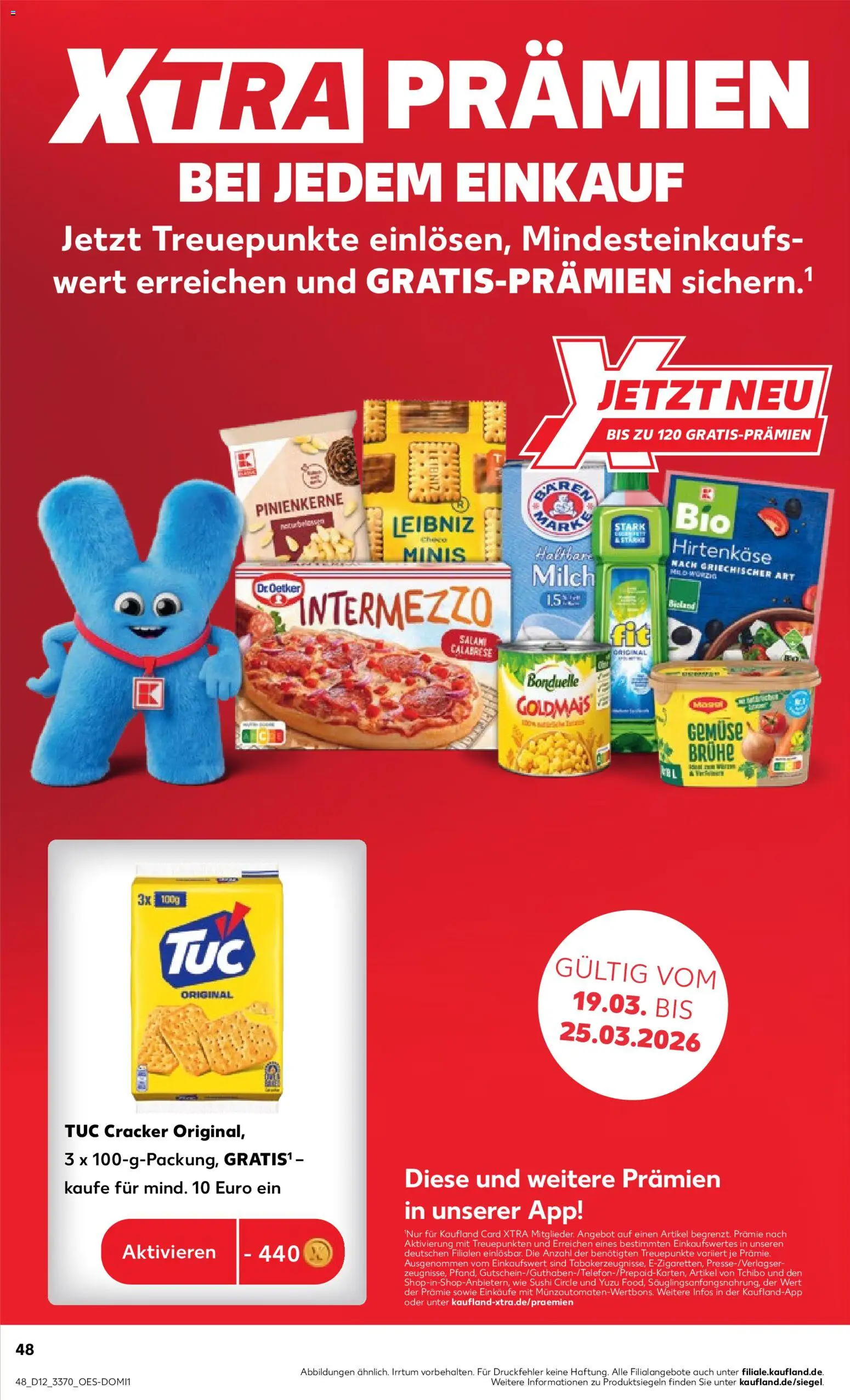 Kaufland Prospekt 	 – gültig ab 19.03.2026 | Seite: 48 | Produkte: Maggi, Feta, Haltbare milch, Gemüse