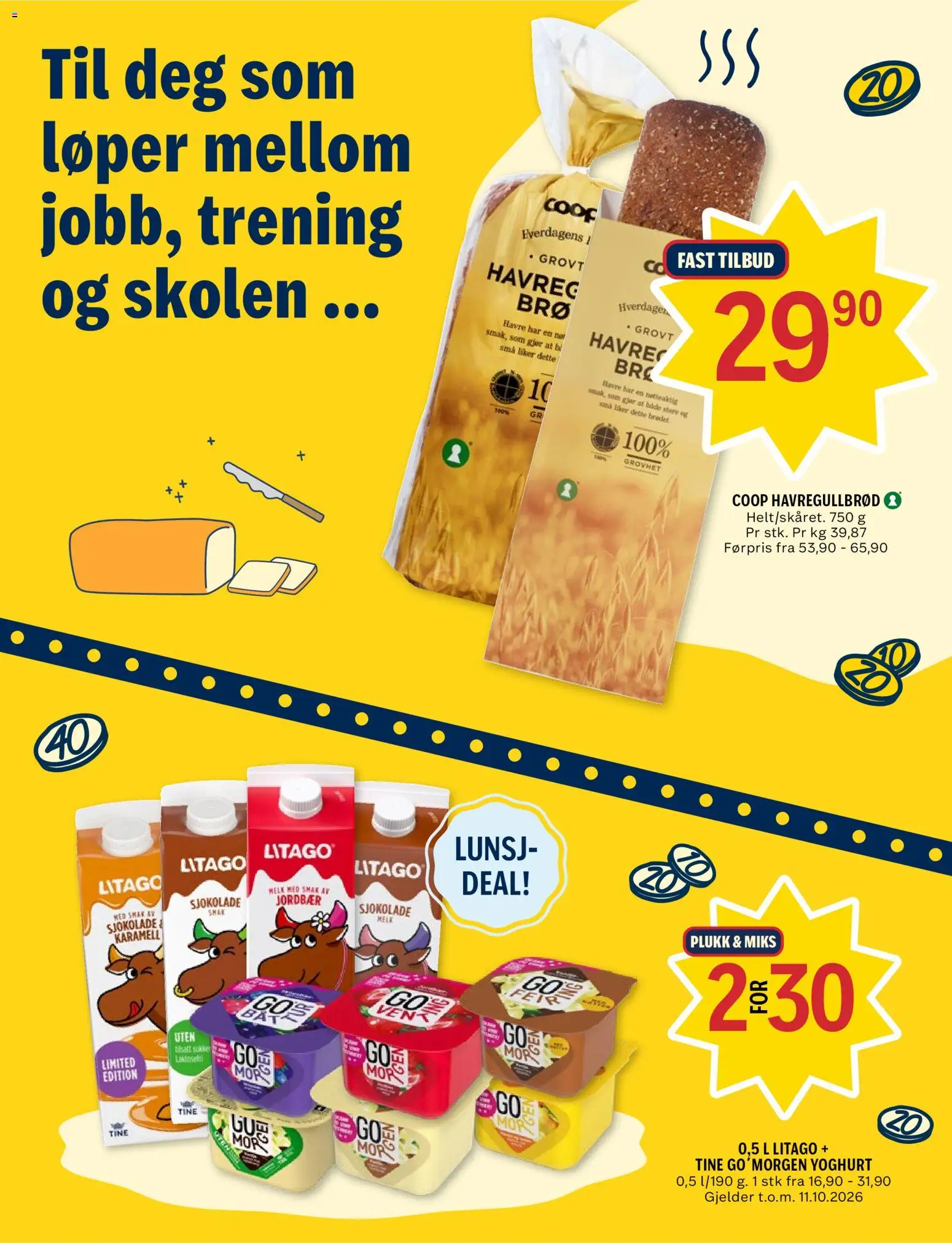 {H1} | Side: 13 | Produkter: Yoghurt, Sjokolade, Jordbær, 1