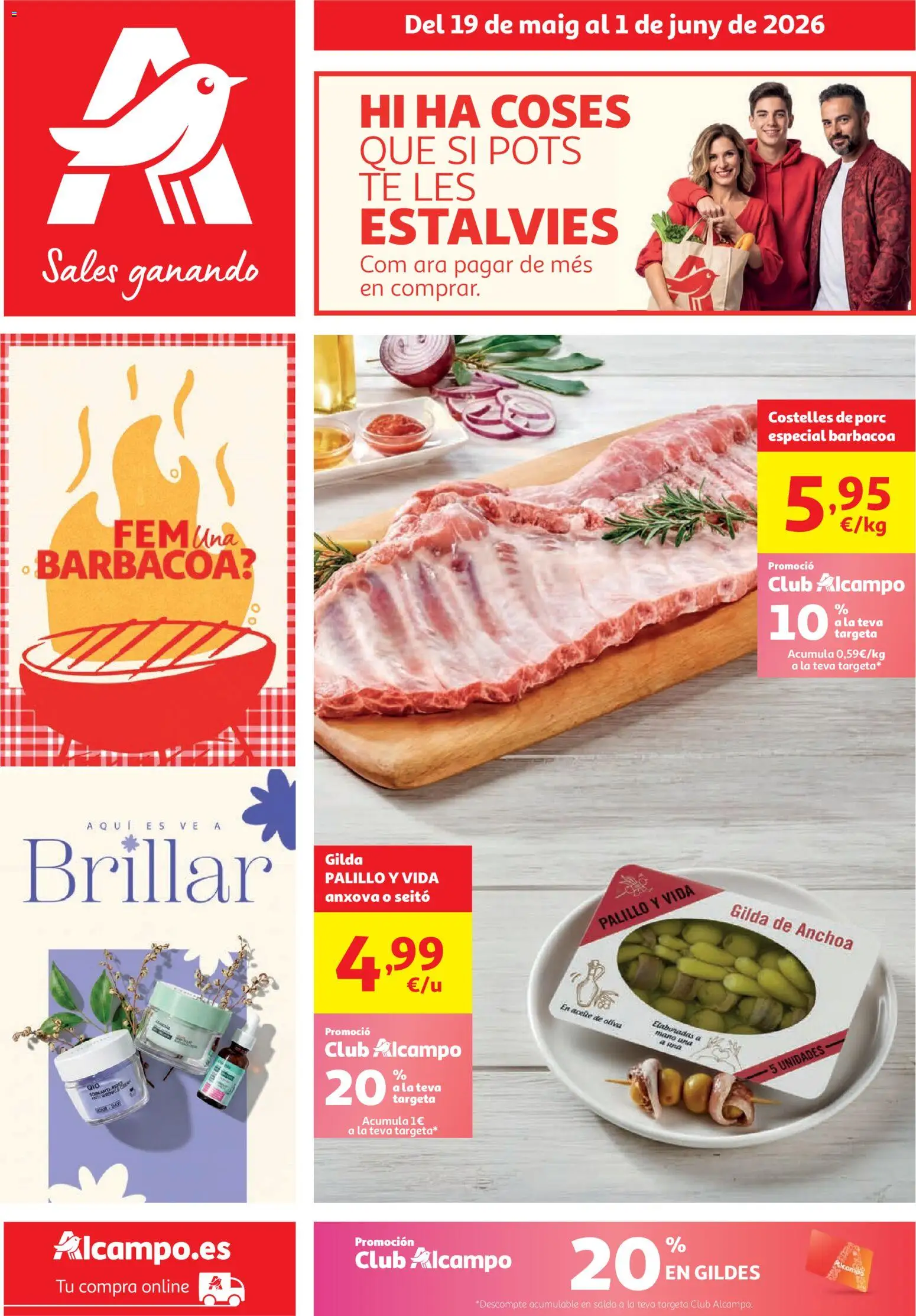 Alcampo HP Cat │ válido desde el 19.05.2026 | Página: 1 | Productos: Aceite, Té, Aceite de oliva, Anchoa