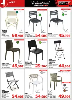Anteprima del volantino Brico io volantino valido a partire dal 30.03.2026 | Pagina: 26 | Prodotti: Alluminio, Sedia