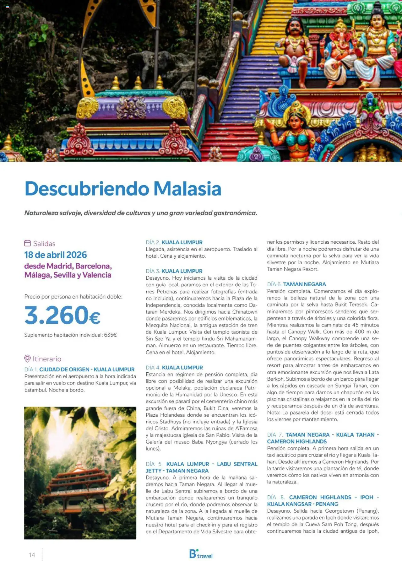B the travel brand Viajeros Expertos Internacional 2026 │ válido desde el 03/10/2025 | Página: 14 | Productos: Sal