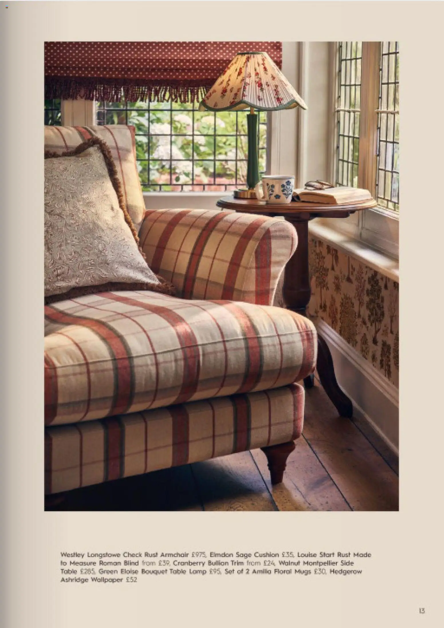 {H1} | Page: 13 | Products: Table, Lamp, Table lamp, Armchair