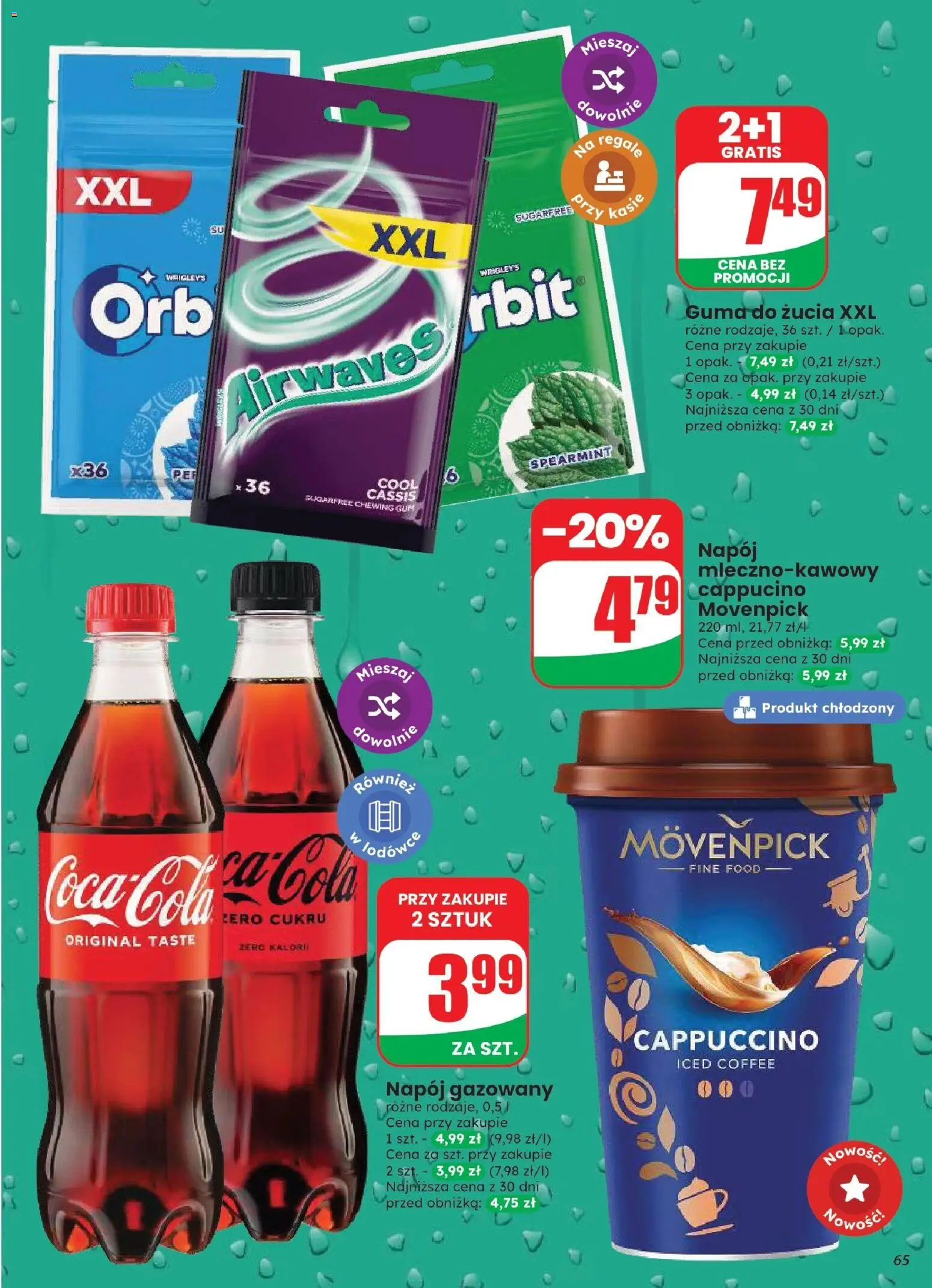 Dino gazetka od 12.08.2026 | Strona: 65 | Produkty: Cappuccino, Guma do żucia
