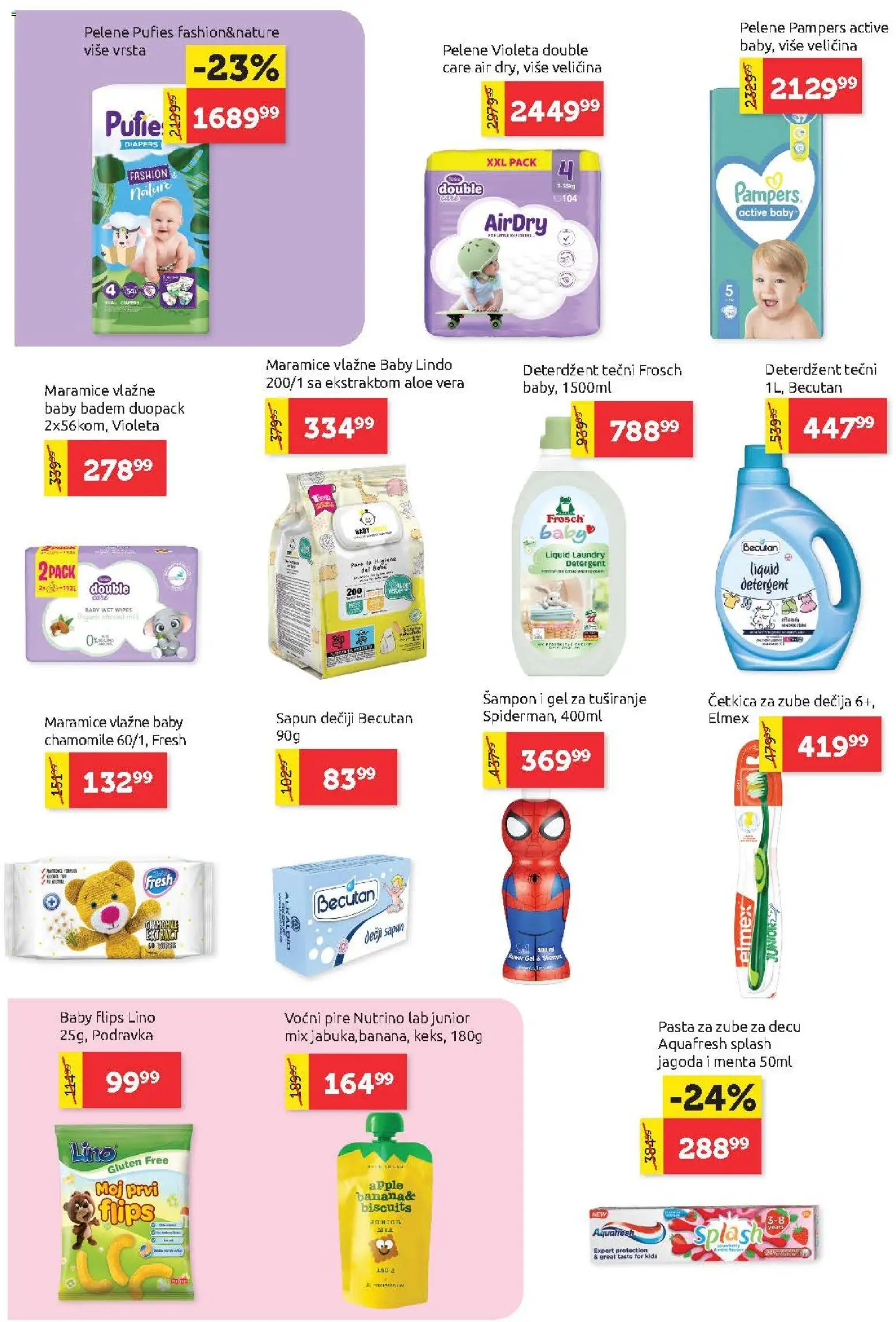 SuperVERO katalog - važi od 01.10.2026 | Strana: 22 | Proizvode: Maramice, Pampers, Podravka, Sapun