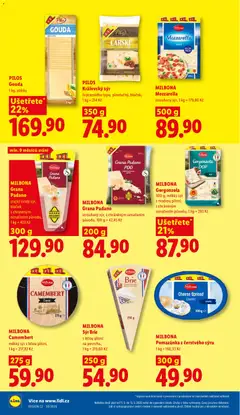 Náhled letáku MILBONA Mozzarella, strouhaný sýr, 1 kg = 179,80 Kč od 11.05.2026 | Strana: 20