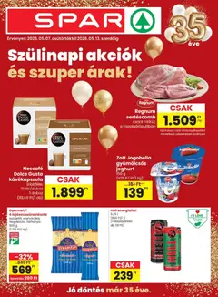 Spar akciós újság - amely érvényes a következő dátumtól: 07.05.2026