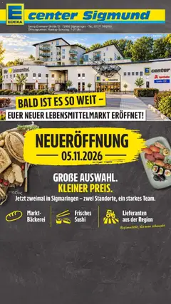 E center Prospekt Sigmaringen ab 26.10.2026 gültig