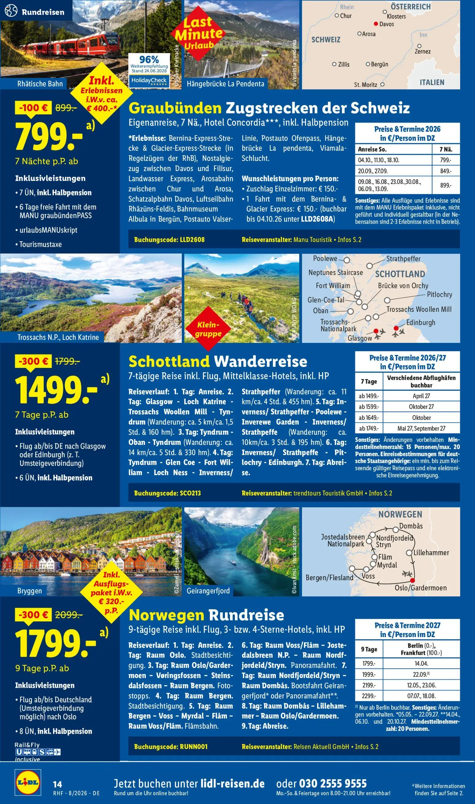 Lidl Reisen Prospekt – gültig ab 29.07.2026 | Seite: 14 | Produkte: HP, Uhr