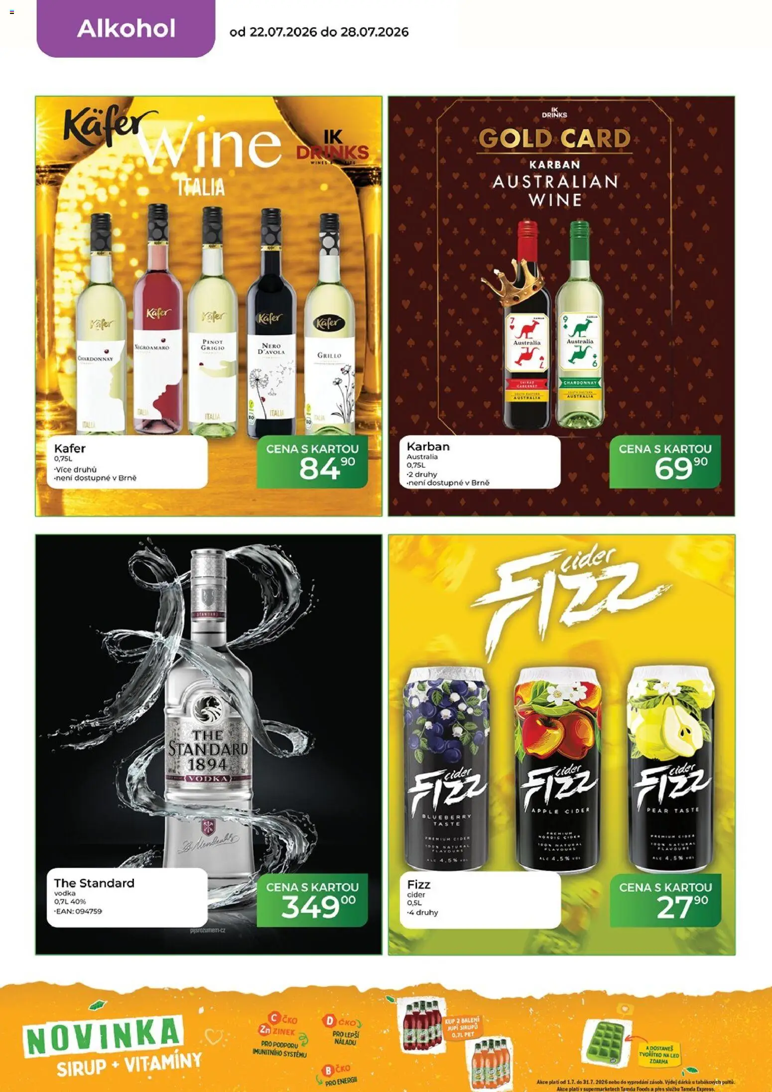 Tamda Foods leták od 22.07.2026 | Strana: 16 | Produkty: Vitamíny, Chardonnay Australia, Pinot Grigio, LED