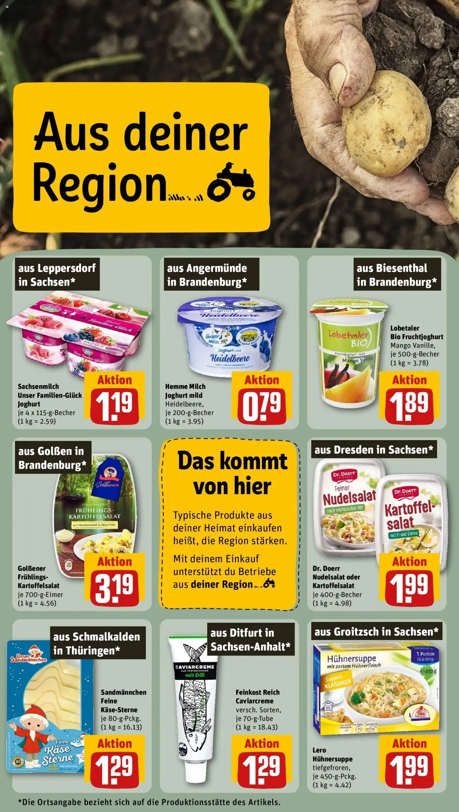 REWE Prospekt ab 28.09.2026 zum Blättern » Angebote | Seite: 26 | Produkte: Milch, Käse, Vanille, Mango