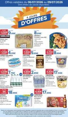 Costco - Prévisualisation de Costco 4 jours d'offres valide à partir de 06/07/2026 | Page: 1 | Produits: Calendrier, Caprice des dieux, Chocolat, Bière