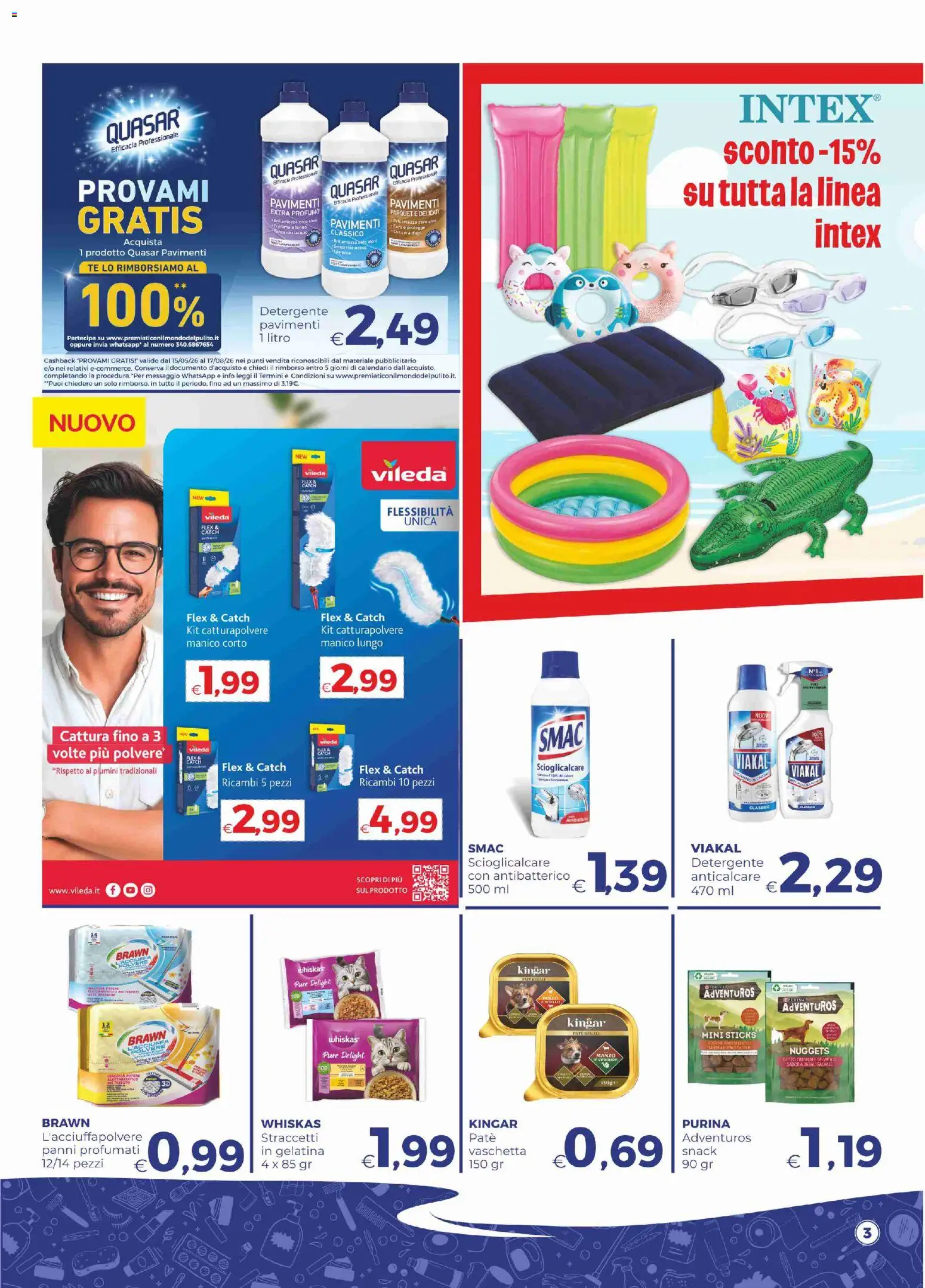 Volantino Pilato del 07/07/2026 | Pagina: 3 | Prodotti: Tè, Manzo, Anticalcare, Profumo