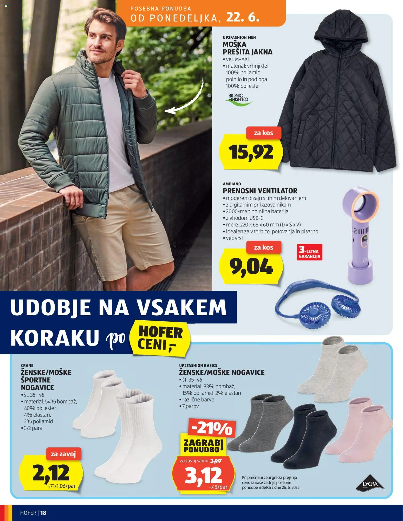 Novi Hofer katalog ponudbe – veljaven od 17.06.2026 | Stran: 18