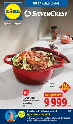 Lidl Nonfood kínálatunk - amely érvényes a következő dátumtól: 2026.08.27.