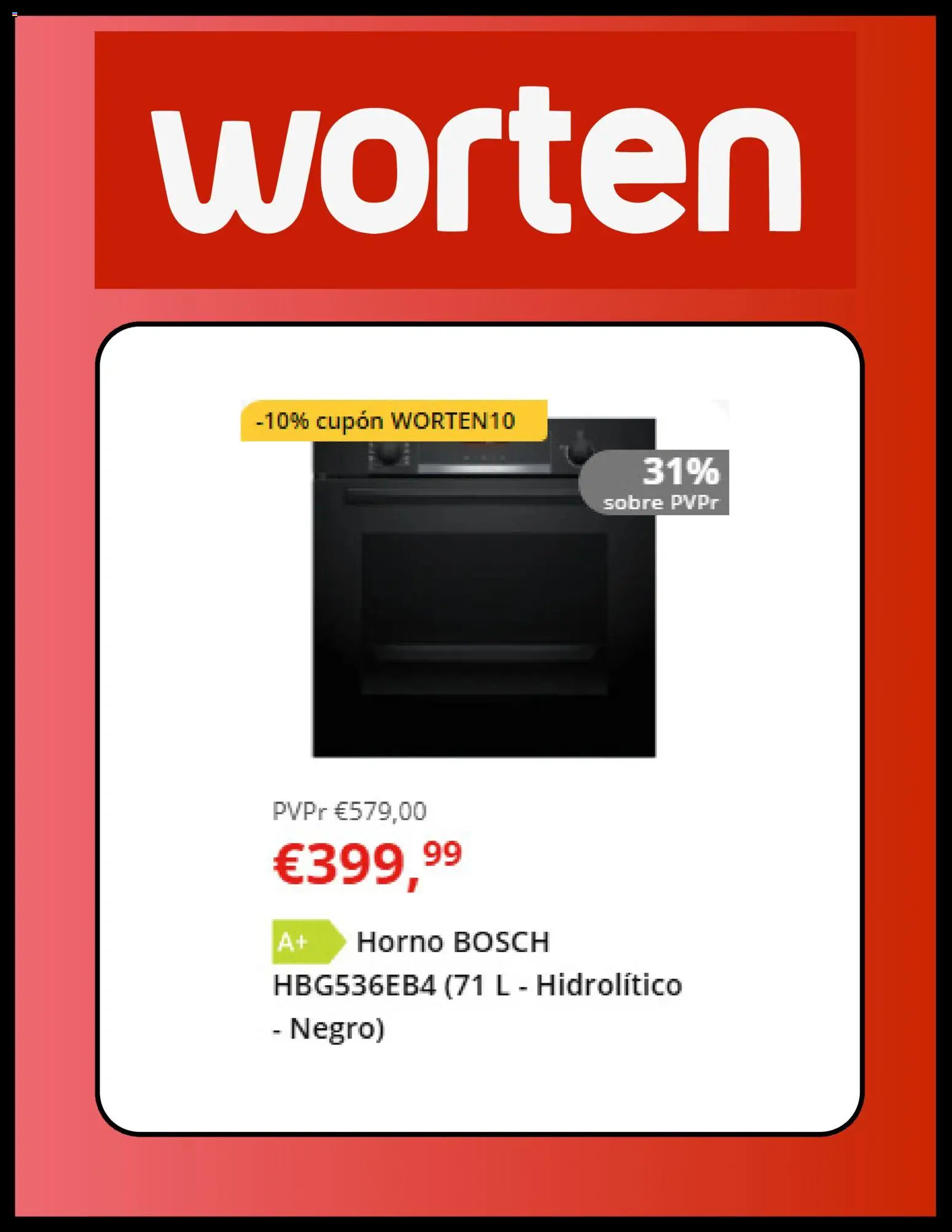 Worten folleto │ válido desde el 16.06.2026 | Página: 3 | Productos: Horno