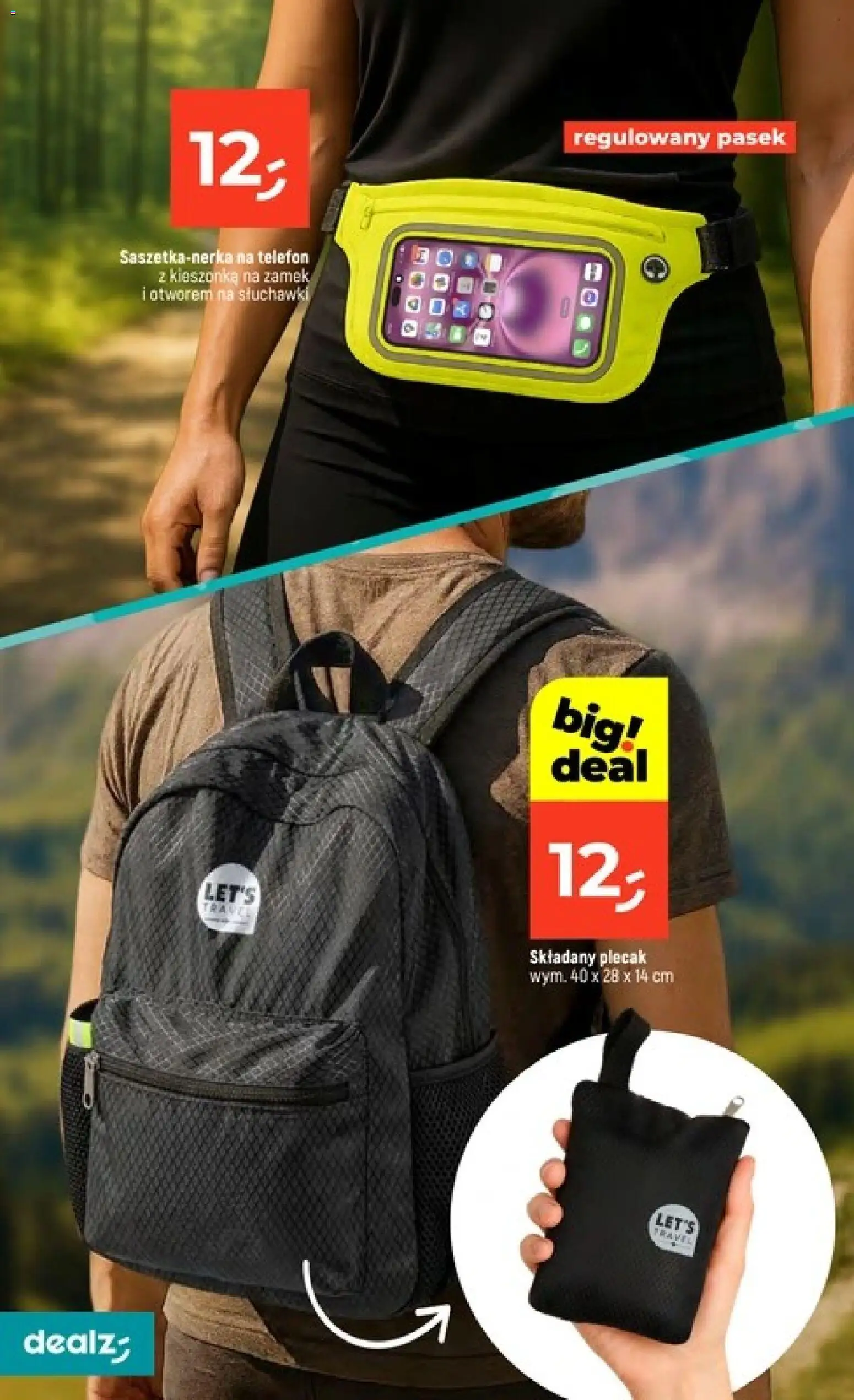 Dealz gazetka od 11.06.2026 | Strona: 38 | Produkty: Telefon, Plecak, Słuchawki, Pasek