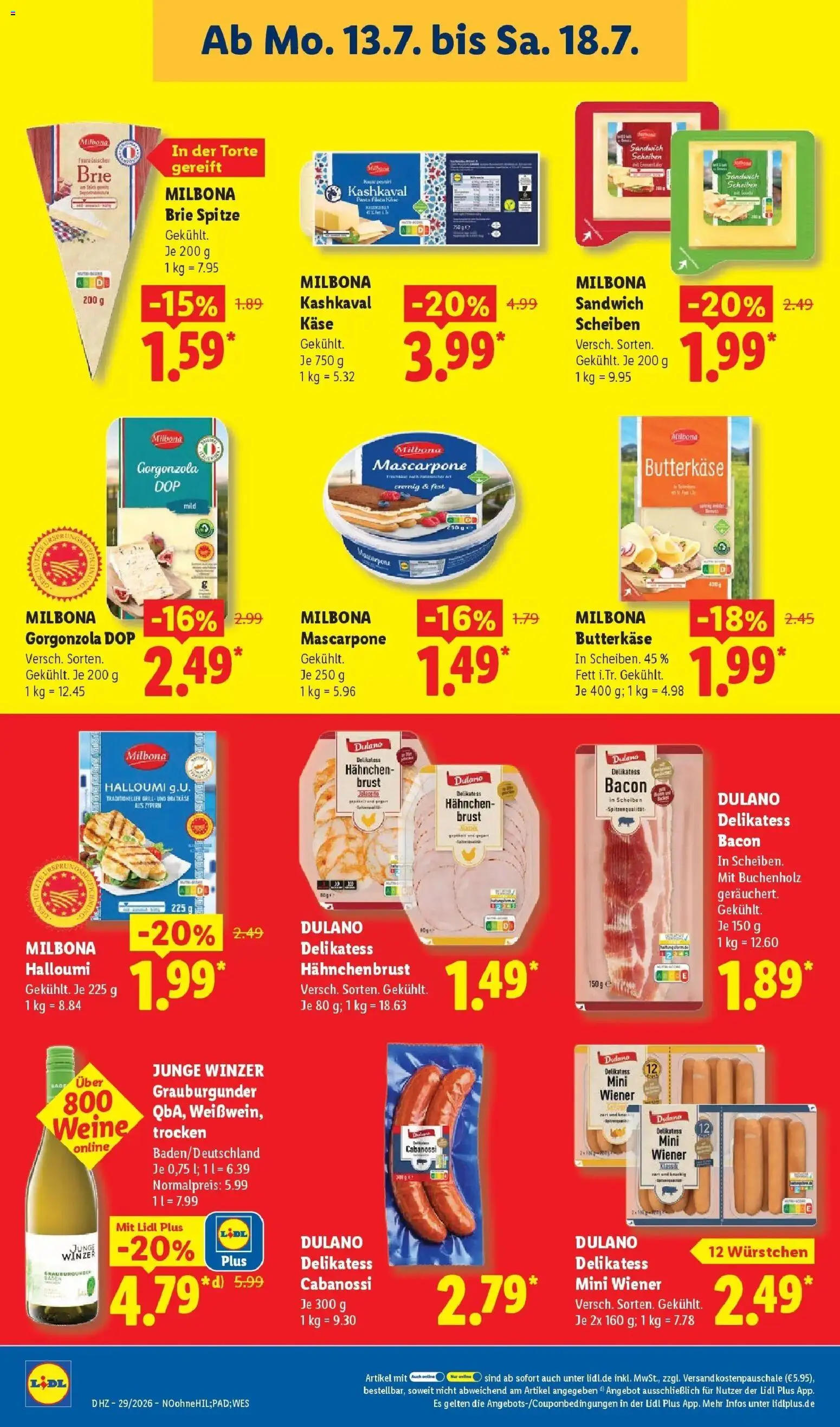 Lidl Prospekt Emlichheim – gültig ab 13.07.2026 | Seite: 16 | Produkte: Grill, Hahnchen, Mascarpone, Hahnchenbrust