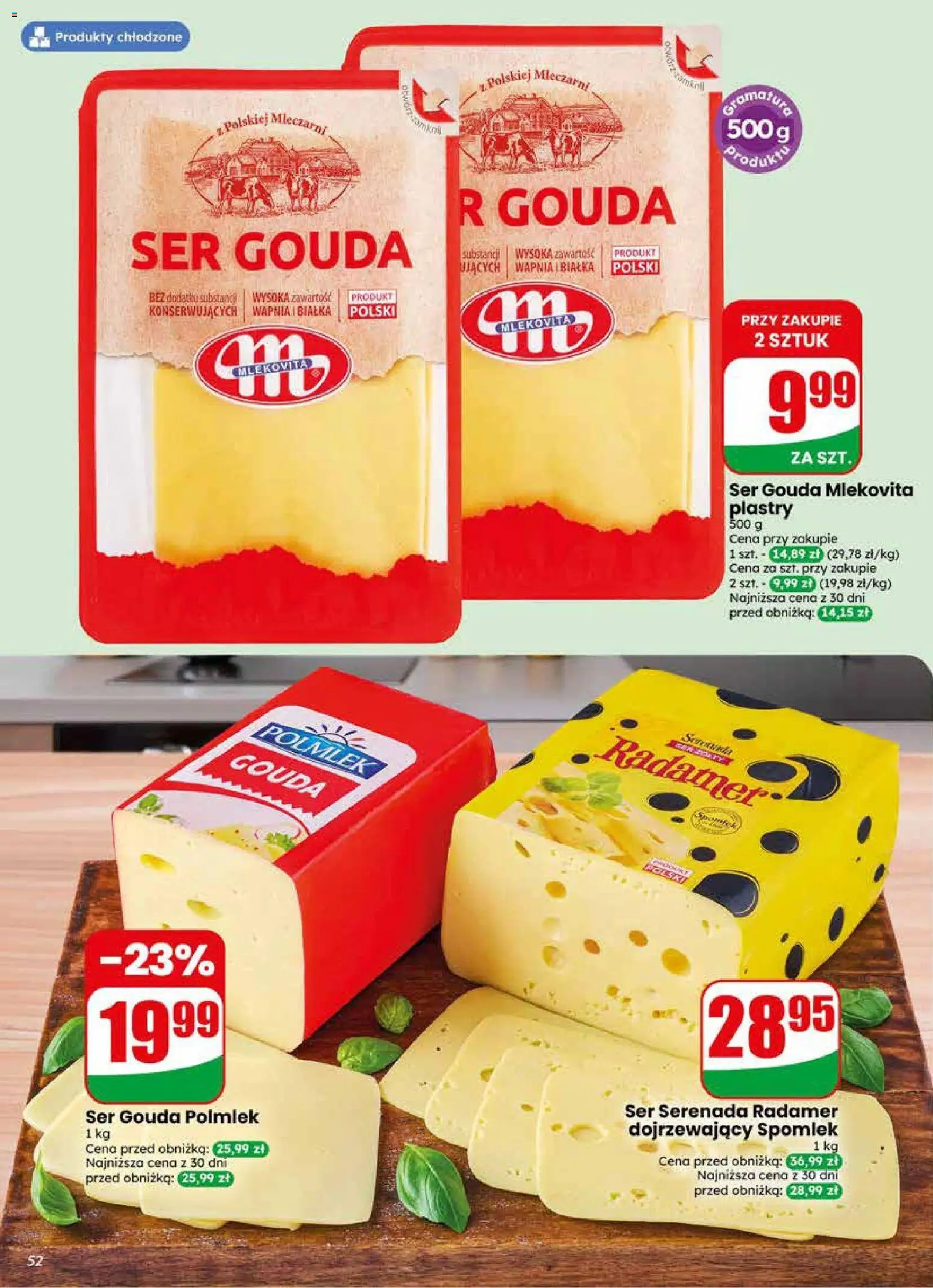 Dino gazetka od 17.06.2026 | Strona: 52 | Produkty: Ser, Ser gouda