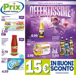 Anteprima del volantino Prix volantino Ghedi valido a partire dal 21/08/2026