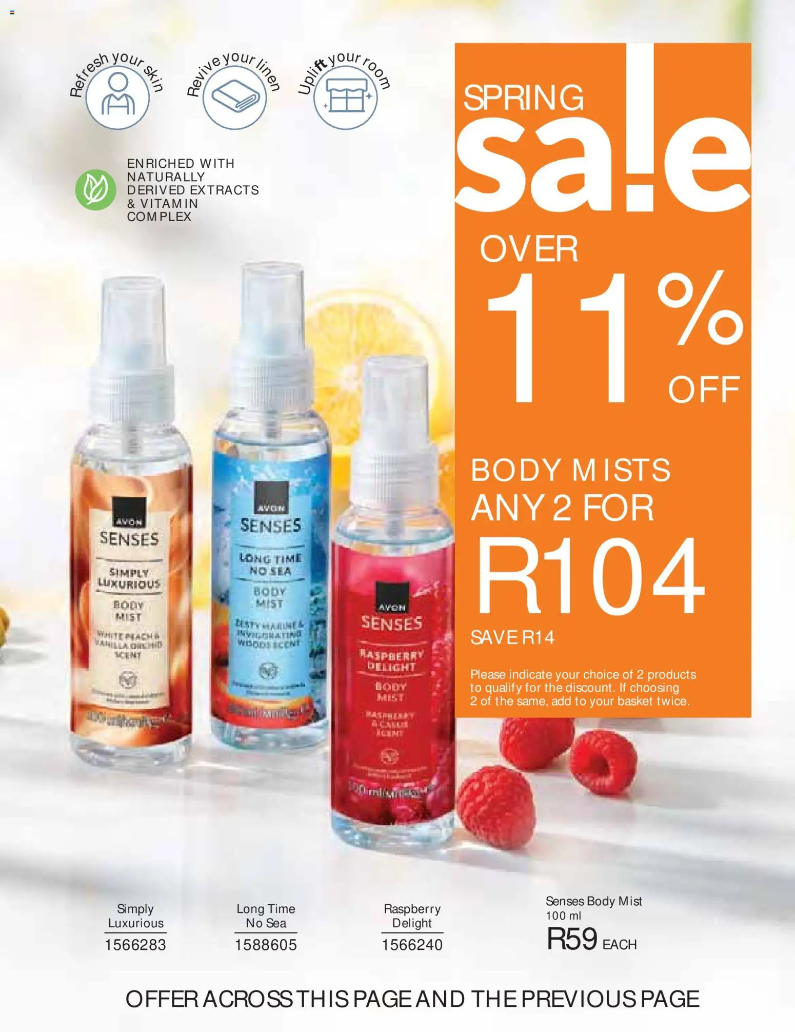 New Avon catalogue – valid from 01/09/2026 | Page: 167 | Products: Basket, Peach
