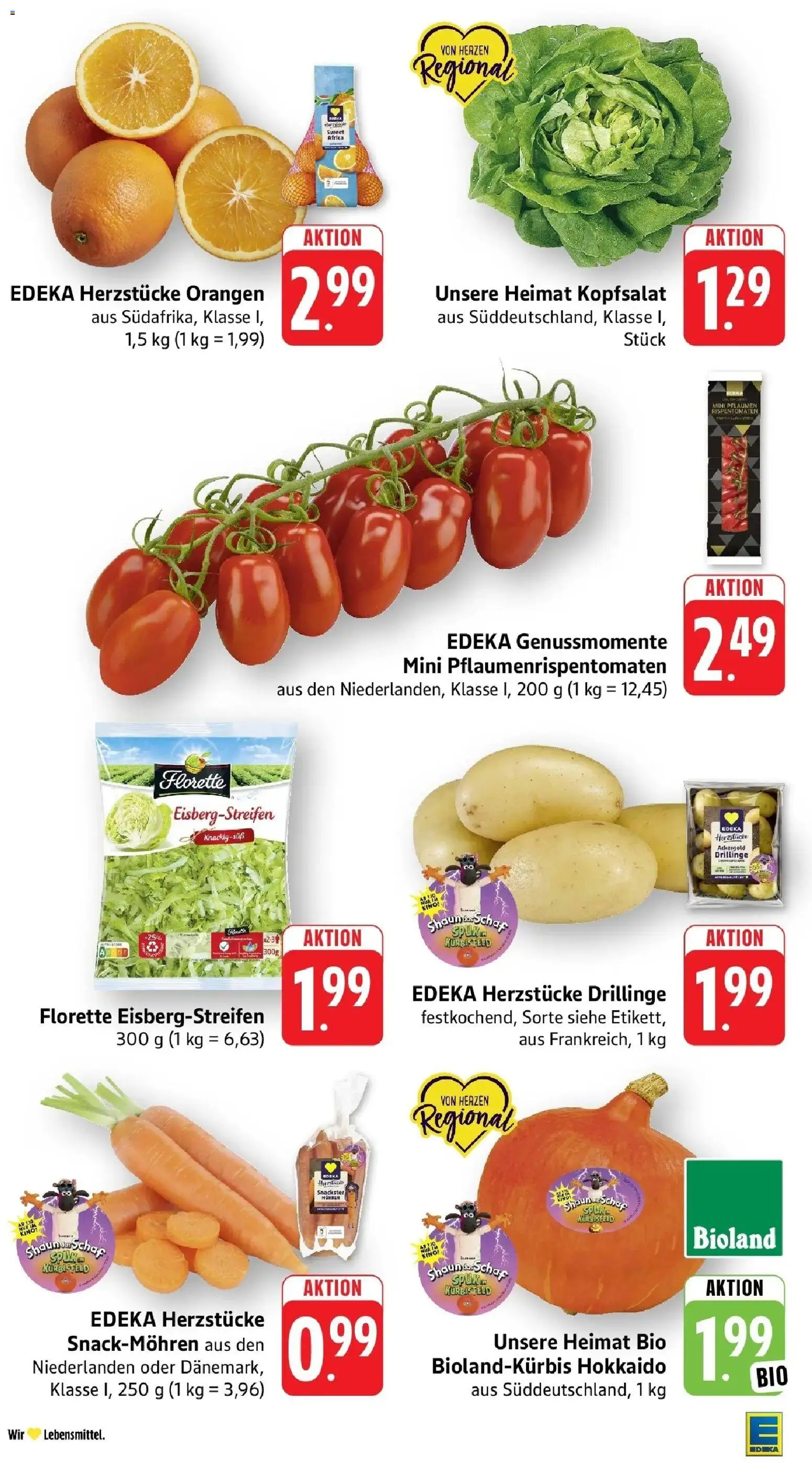 Edeka Prospekt Göppingen-Ursenwang (ab 14.09.2026) » Angebote Online | Seite: 9 | Produkte: Orangen, Mohren