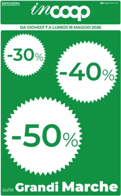 Anteprima del volantino COOP volantino inCoop Sicilia valido a partire dal 07.05.2026